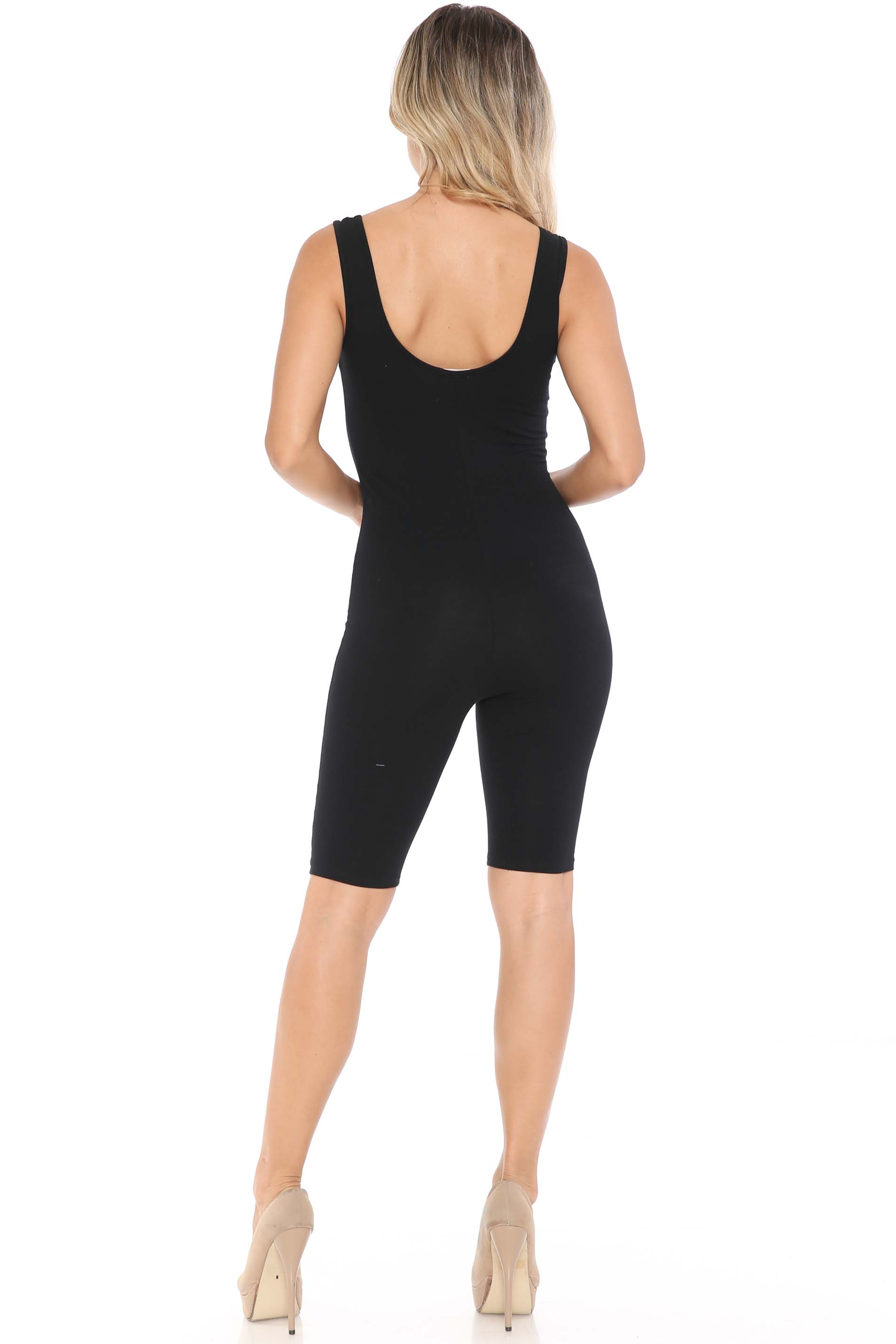 USA Basic Cotton Thigh High Jumpsuit