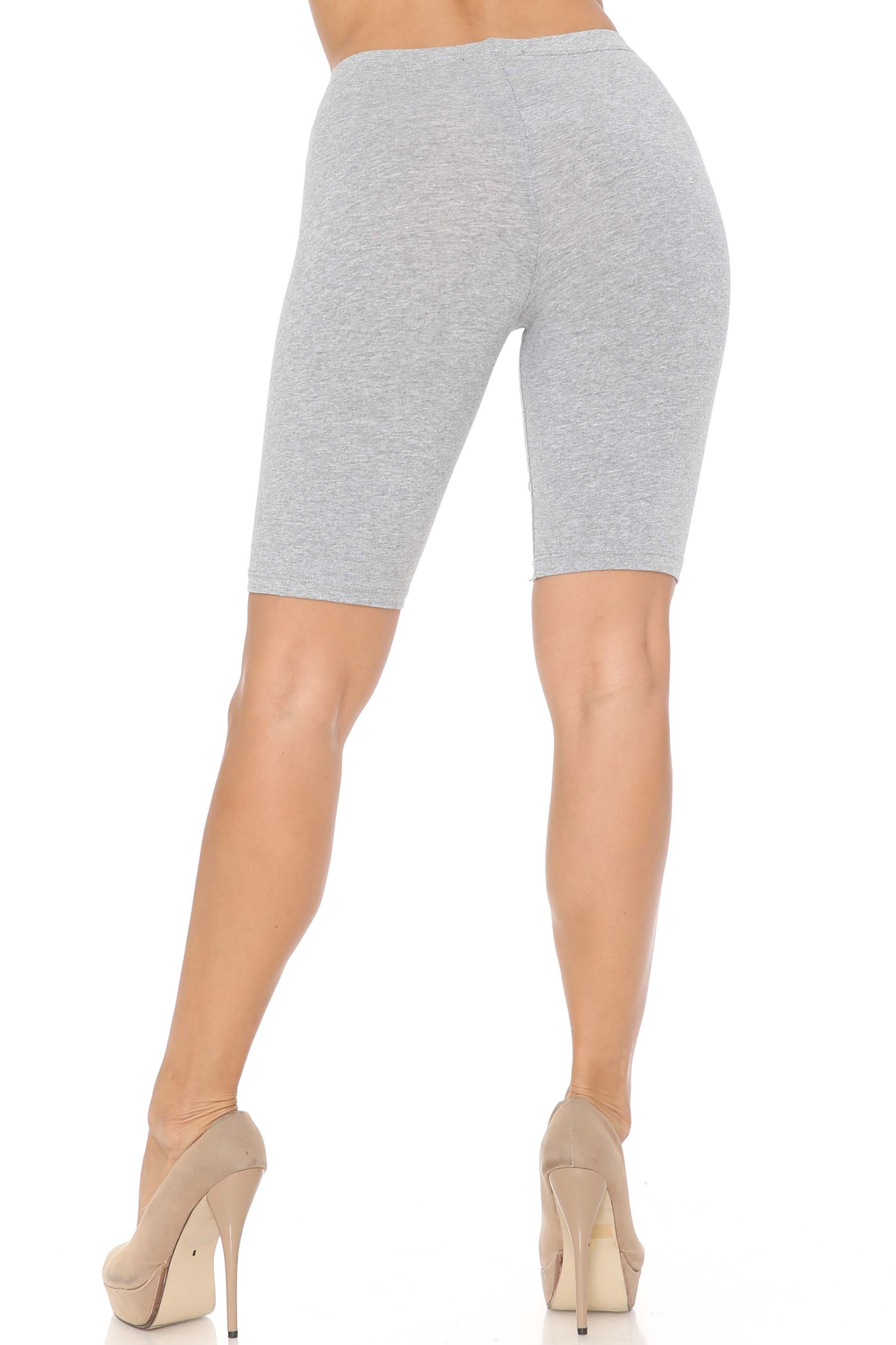 USA Basic Cotton Biker Shorts - Bermuda Cut