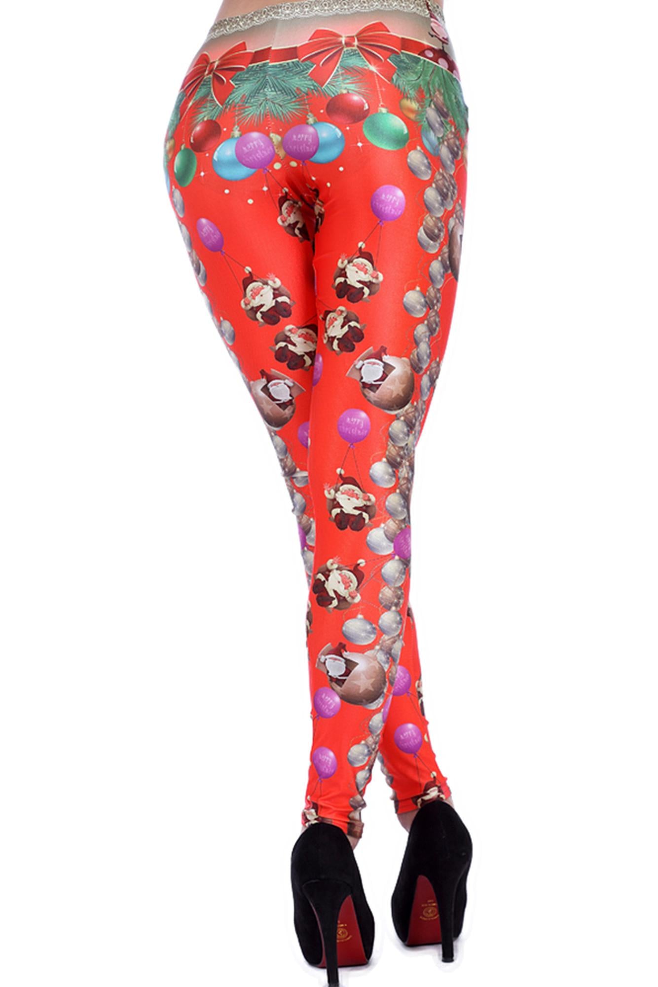 Party Santa Claus Leggings
