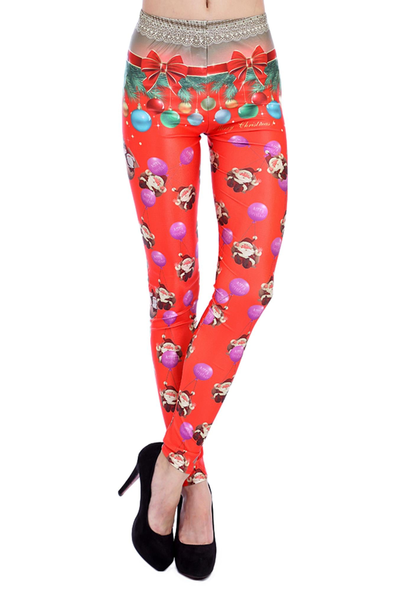 Party Santa Claus Leggings