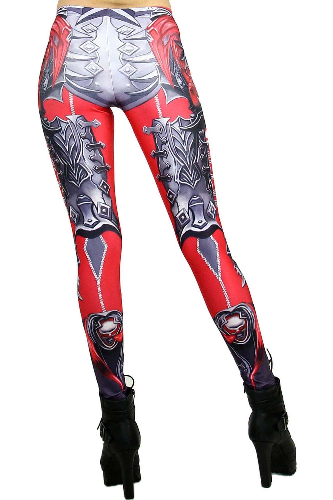 Red Chain Link Armor Leggings