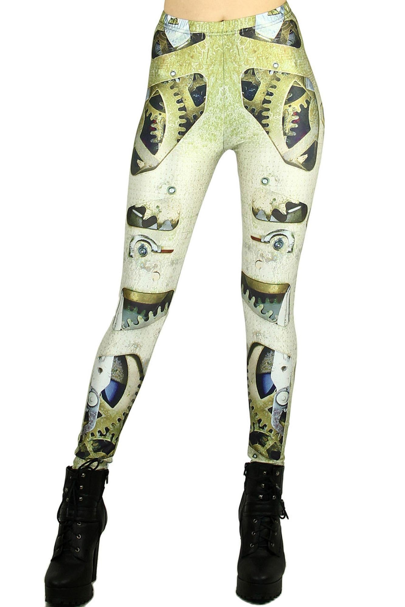 Peek Through Mechanical Leggings