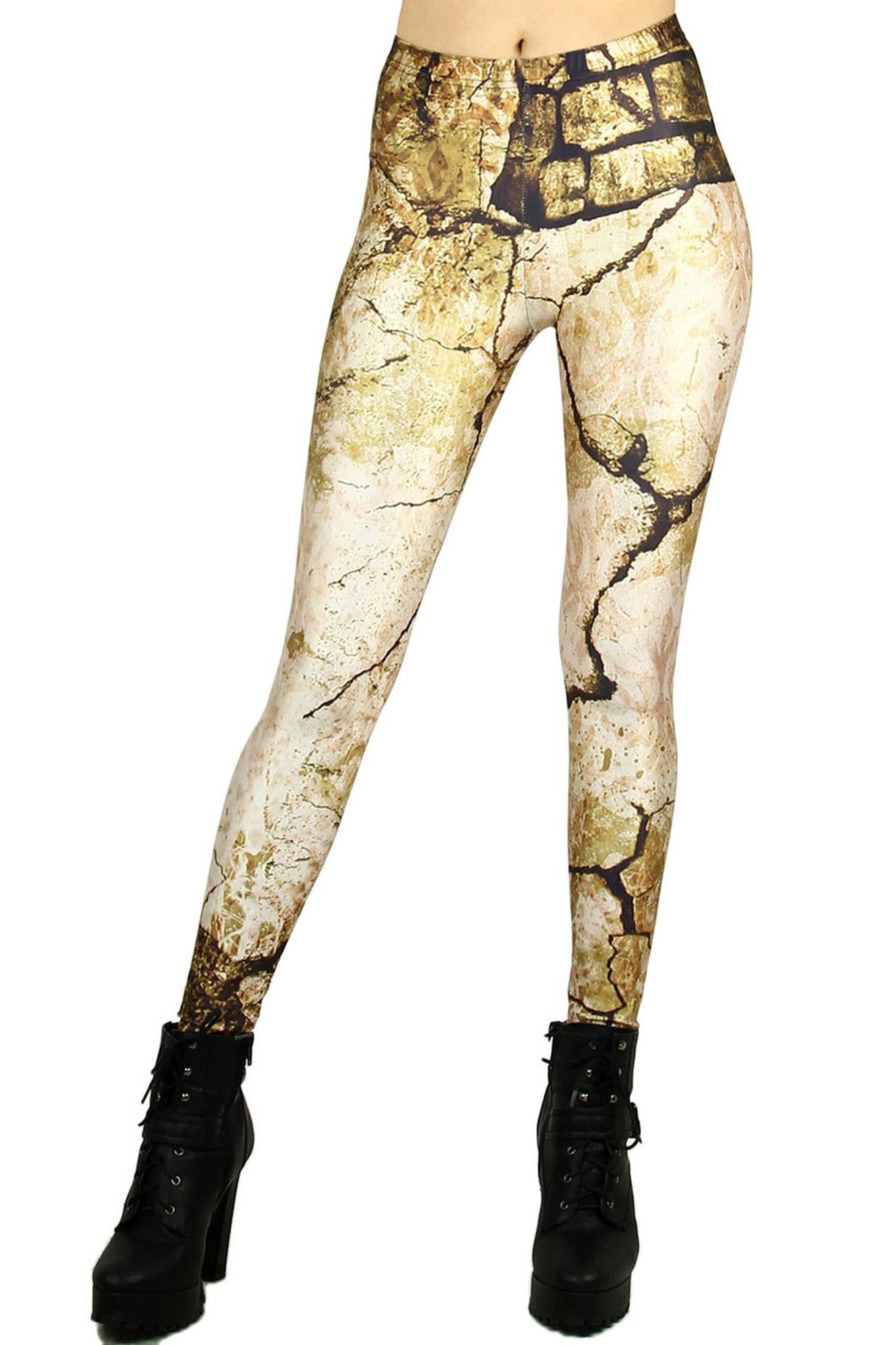 Cracked Stone Leggings