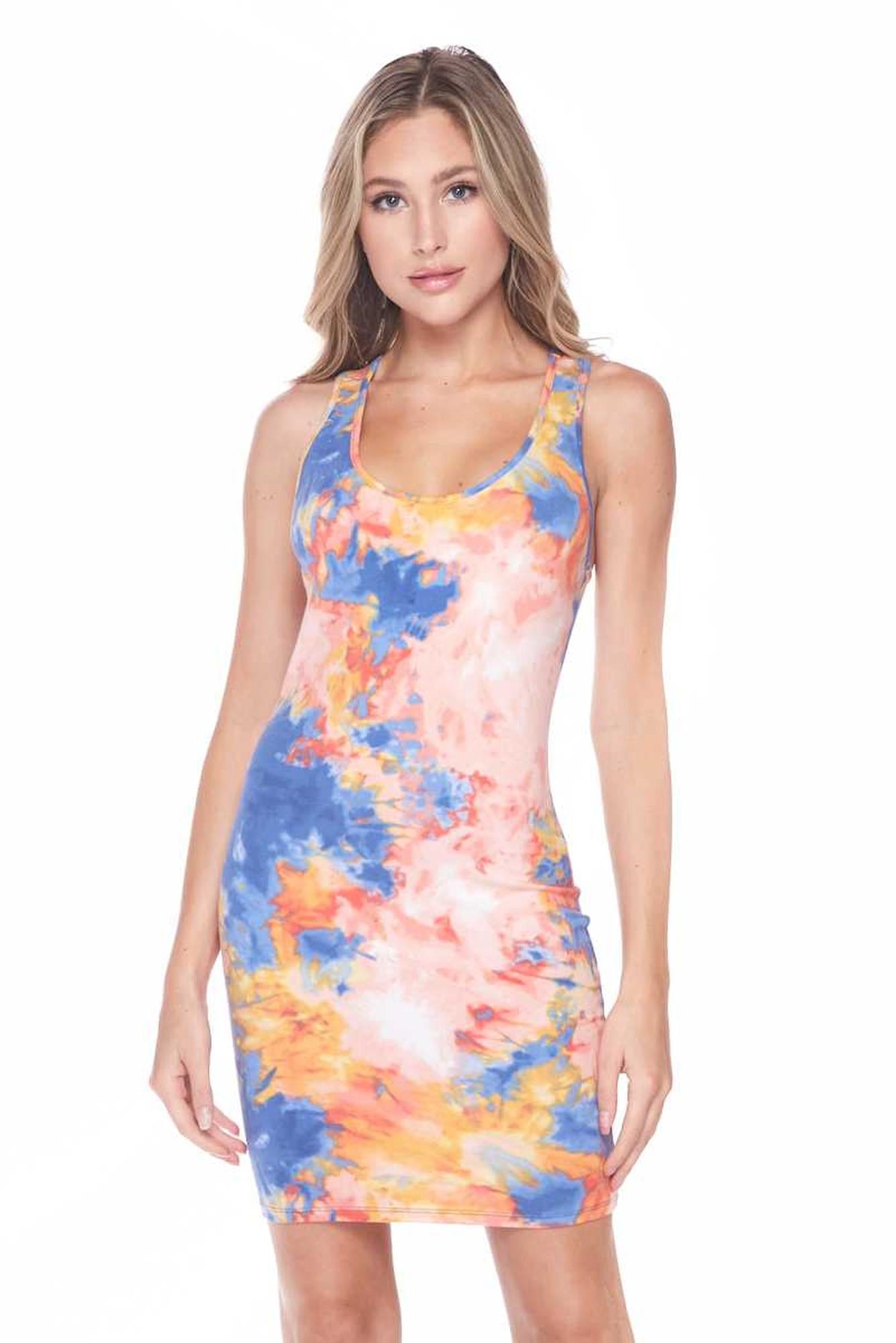 Tie Dye Bodycon Summer Dress