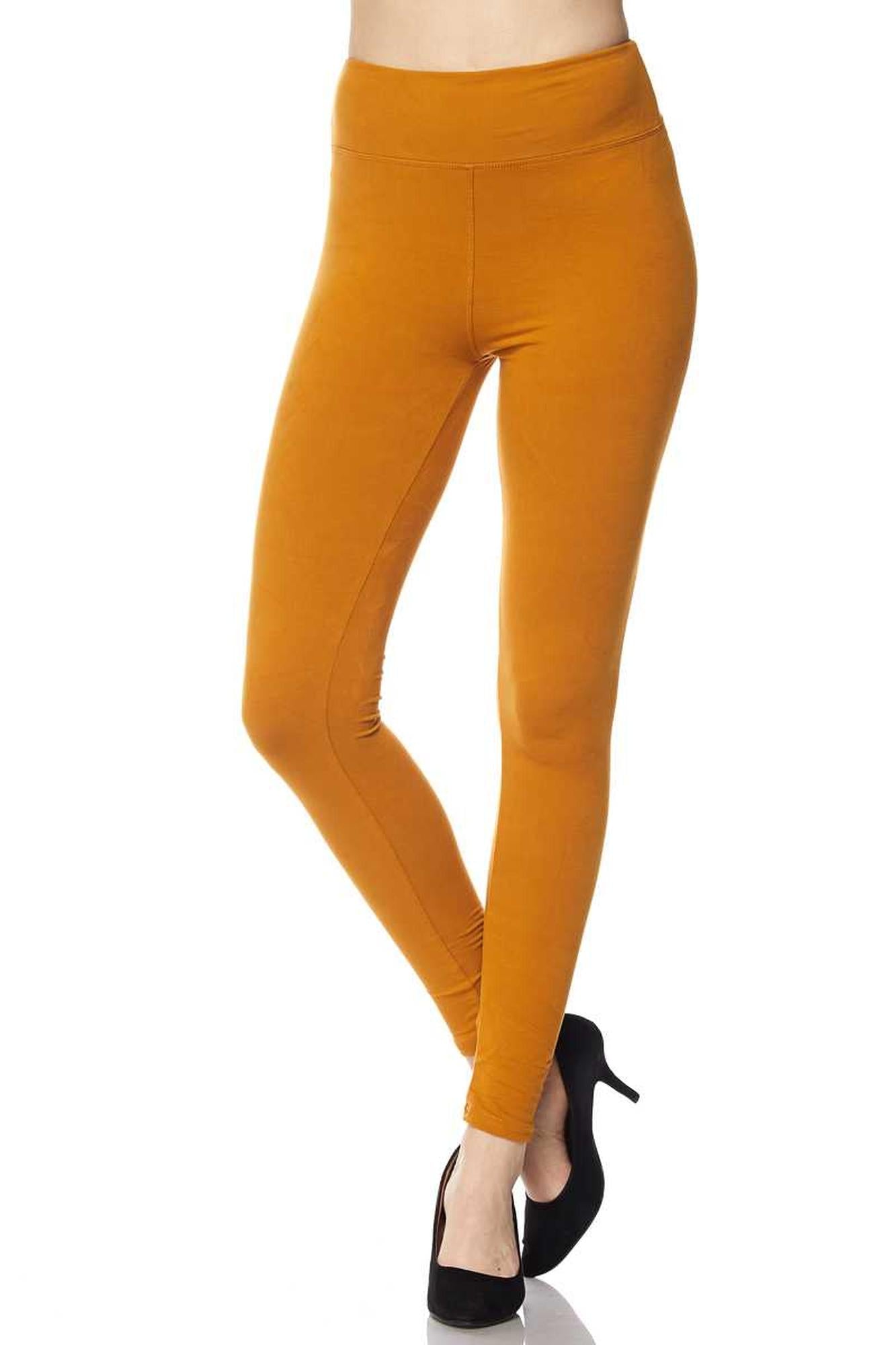 Buttery Smooth Basic Solid High Waisted Extra Plus Size Leggings - 3X-5X - New Mix