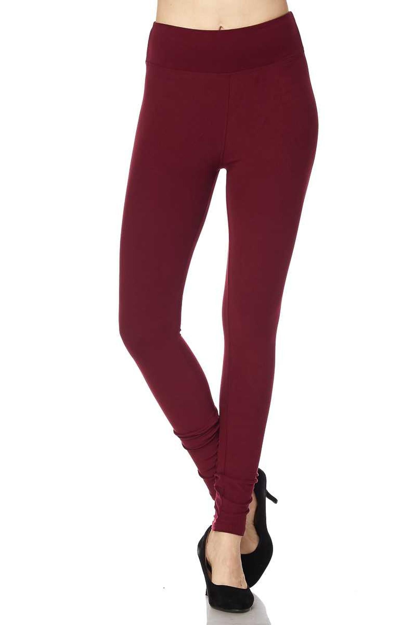 Buttery Smooth Basic Solid High Waisted Extra Plus Size Leggings | 3X|5X | New Mix