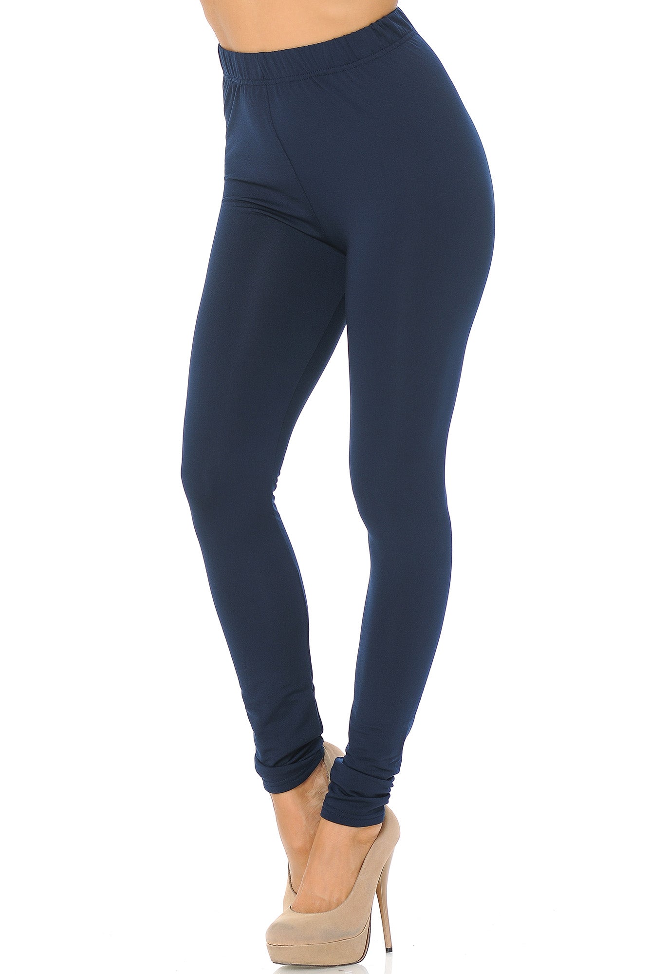 Premium Fleece Lined Multi Size Solid Leggings - New Mix