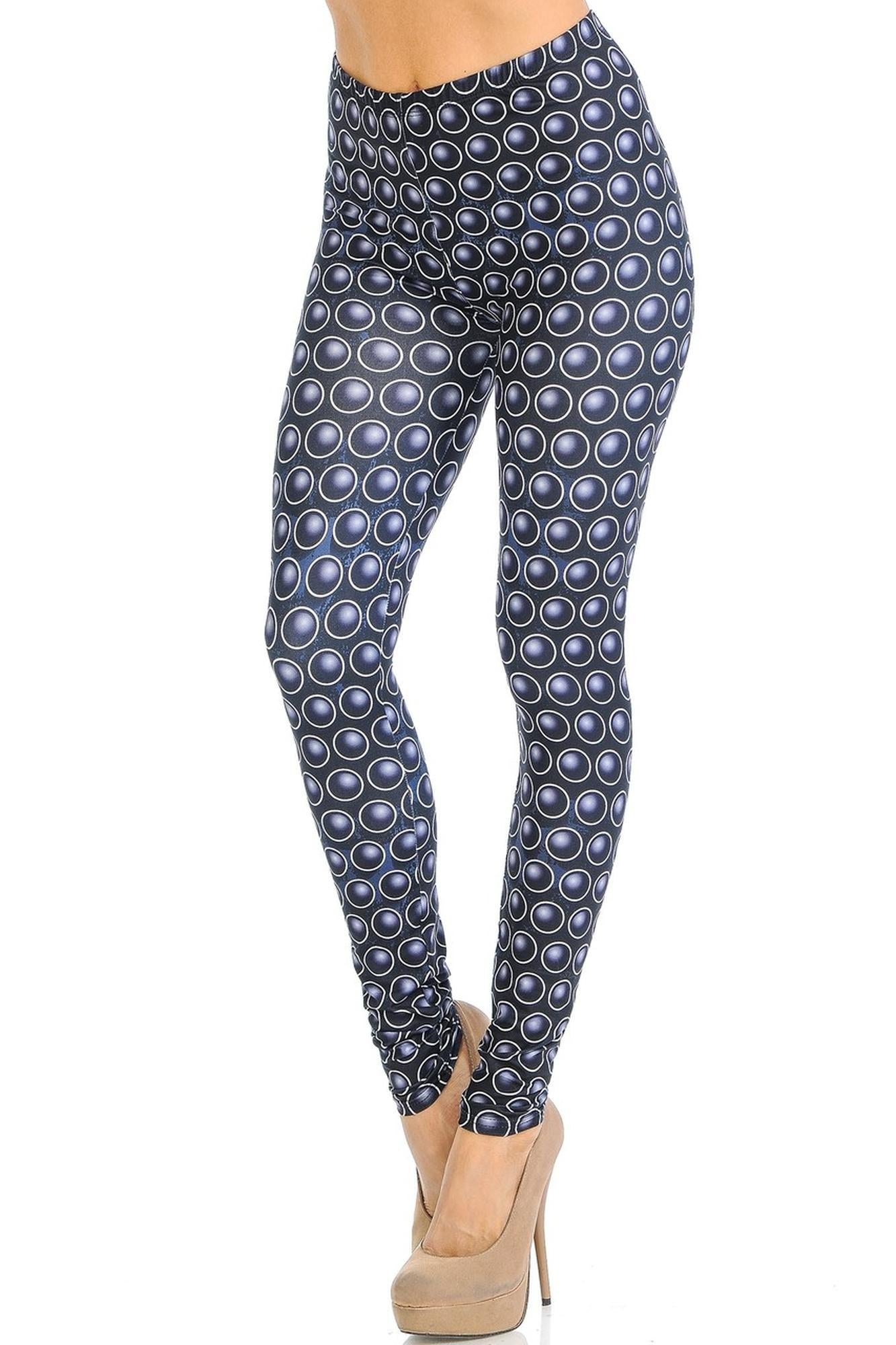Creamy Soft 3D Ball Bearing Leggings - Signature Collection (One Size Regular,Charcoal)