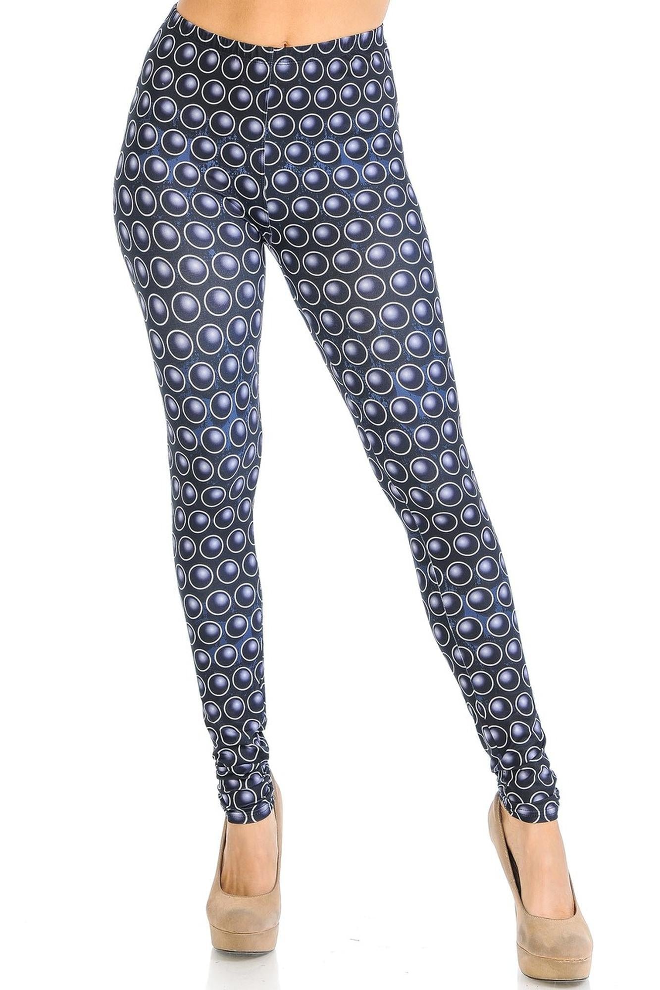 Creamy Soft 3D Ball Bearing Leggings - Signature Collection (One Size Regular,Charcoal)
