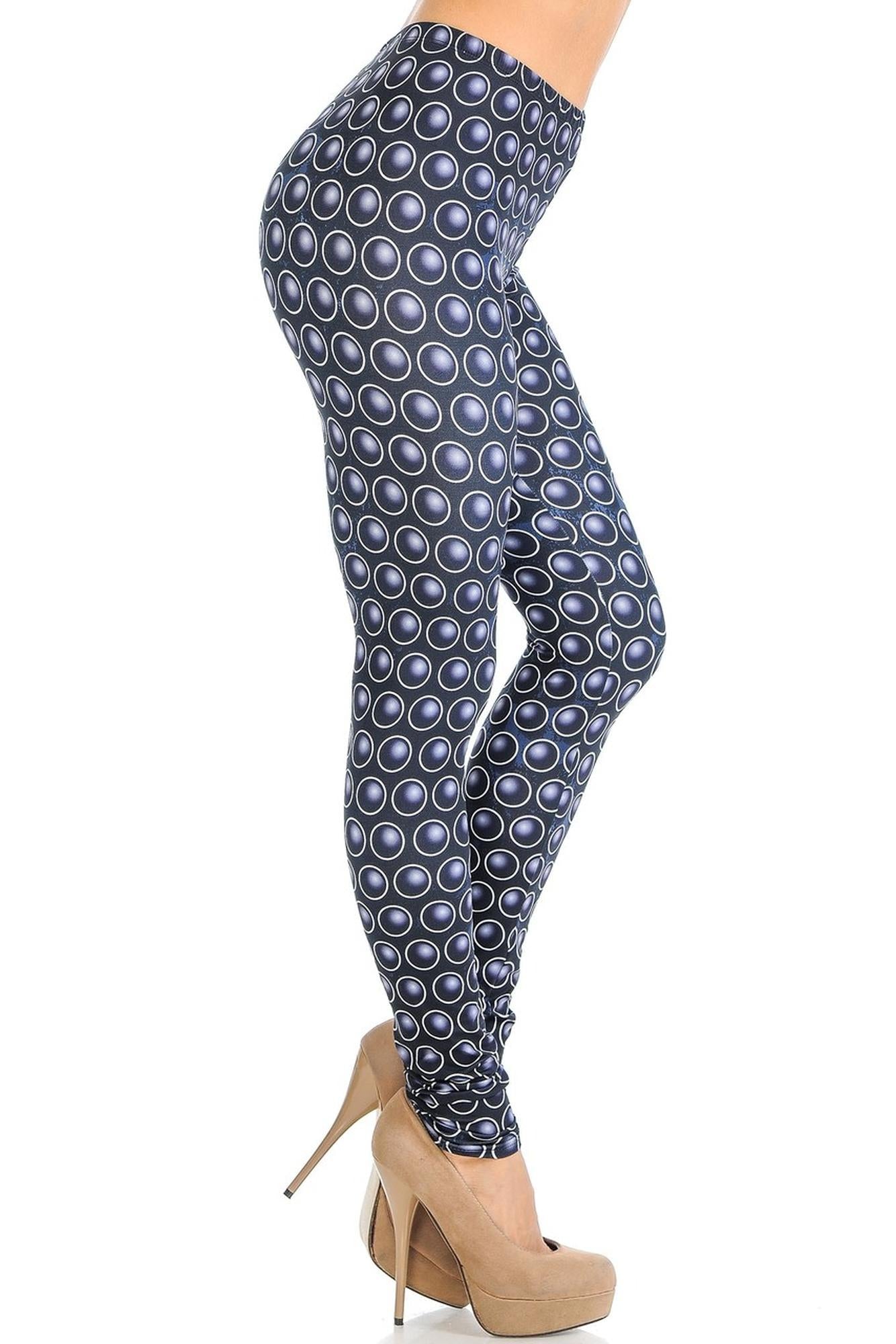 Creamy Soft 3D Ball Bearing Leggings - Signature Collection (One Size Regular,Charcoal)