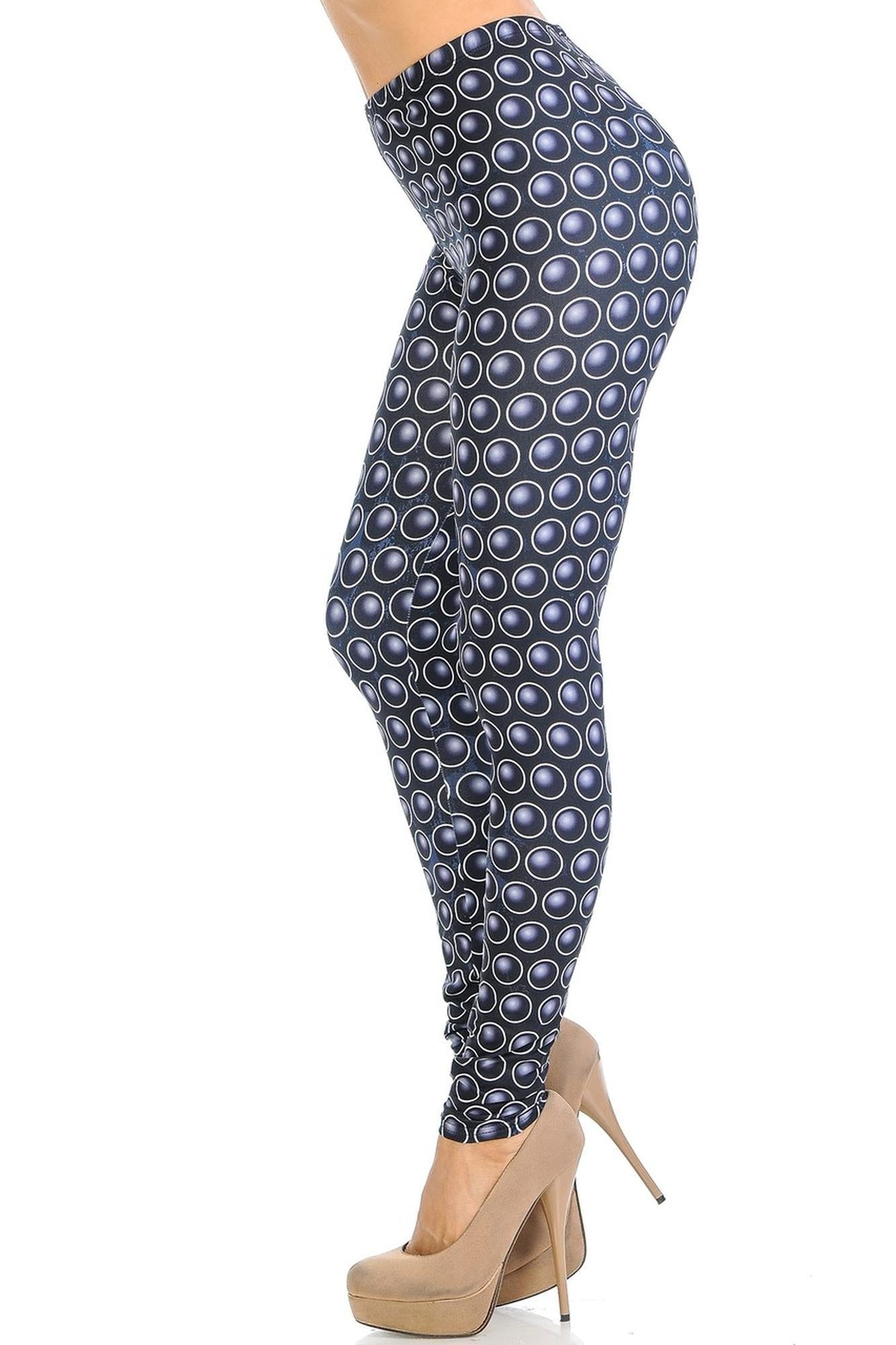 Creamy Soft 3D Ball Bearing Leggings - Signature Collection (One Size Regular,Charcoal)