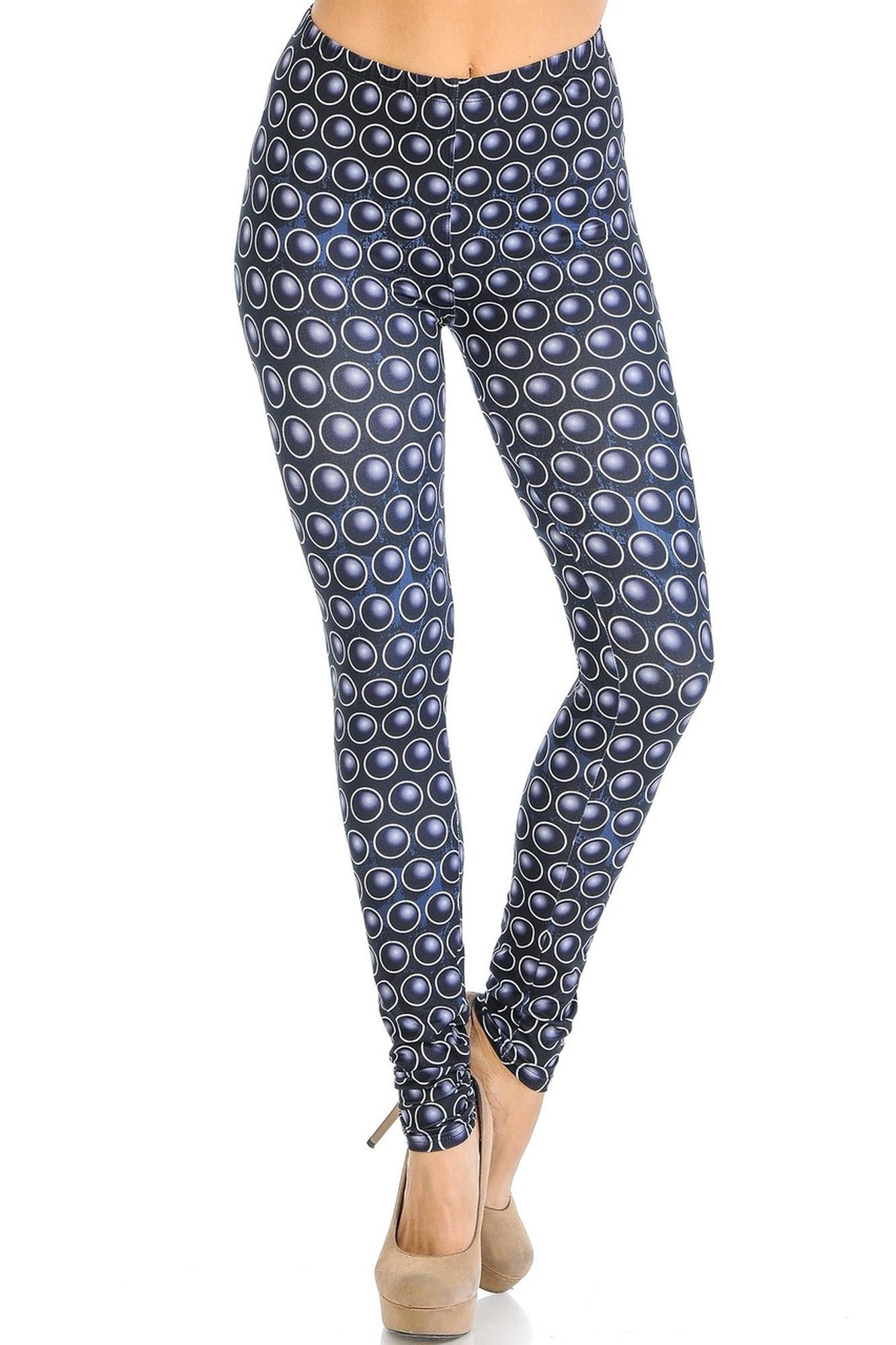 Creamy Soft 3D Ball Bearing Leggings - Signature Collection (One Size Regular,Charcoal)