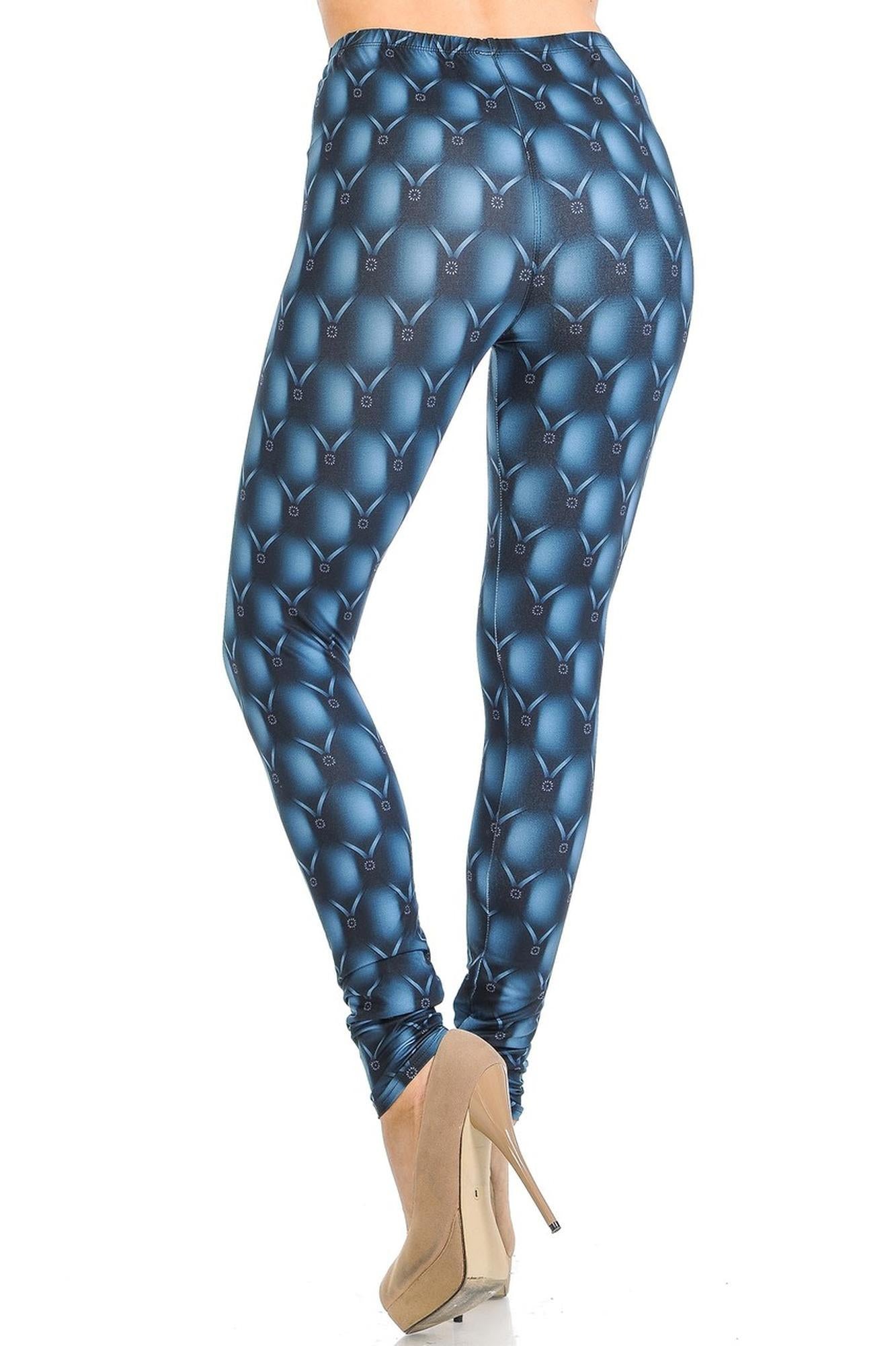 Creamy Soft Lavish Empress Leggings - Signature Collection (One Size Regular,Teal)