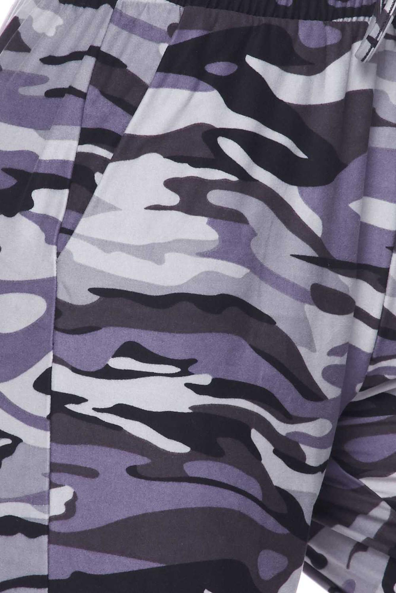 Brushed Charcoal Camouflage Cargo Joggers - New Mix