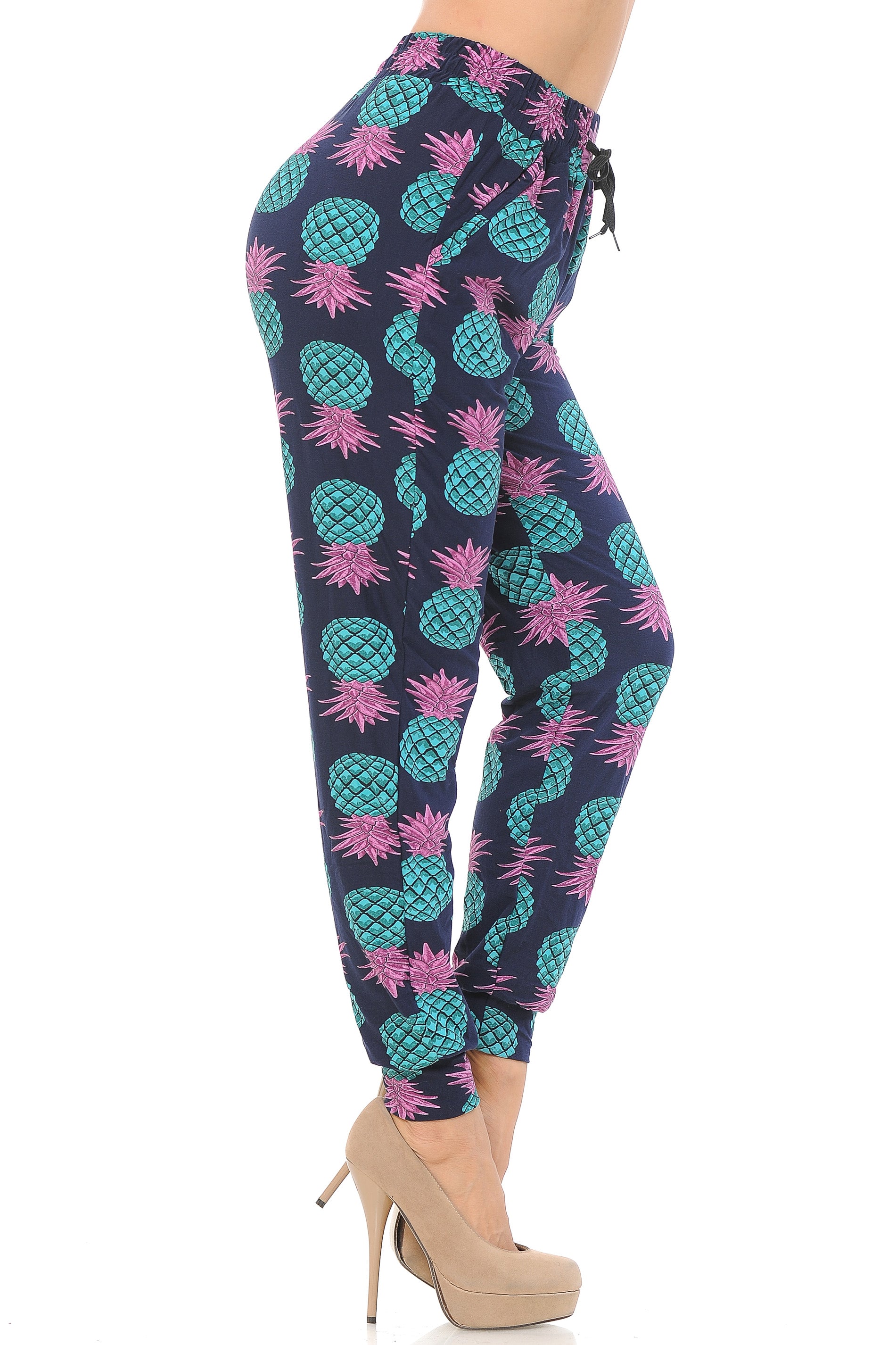 Brushed Teal Pineapple Women's Joggers