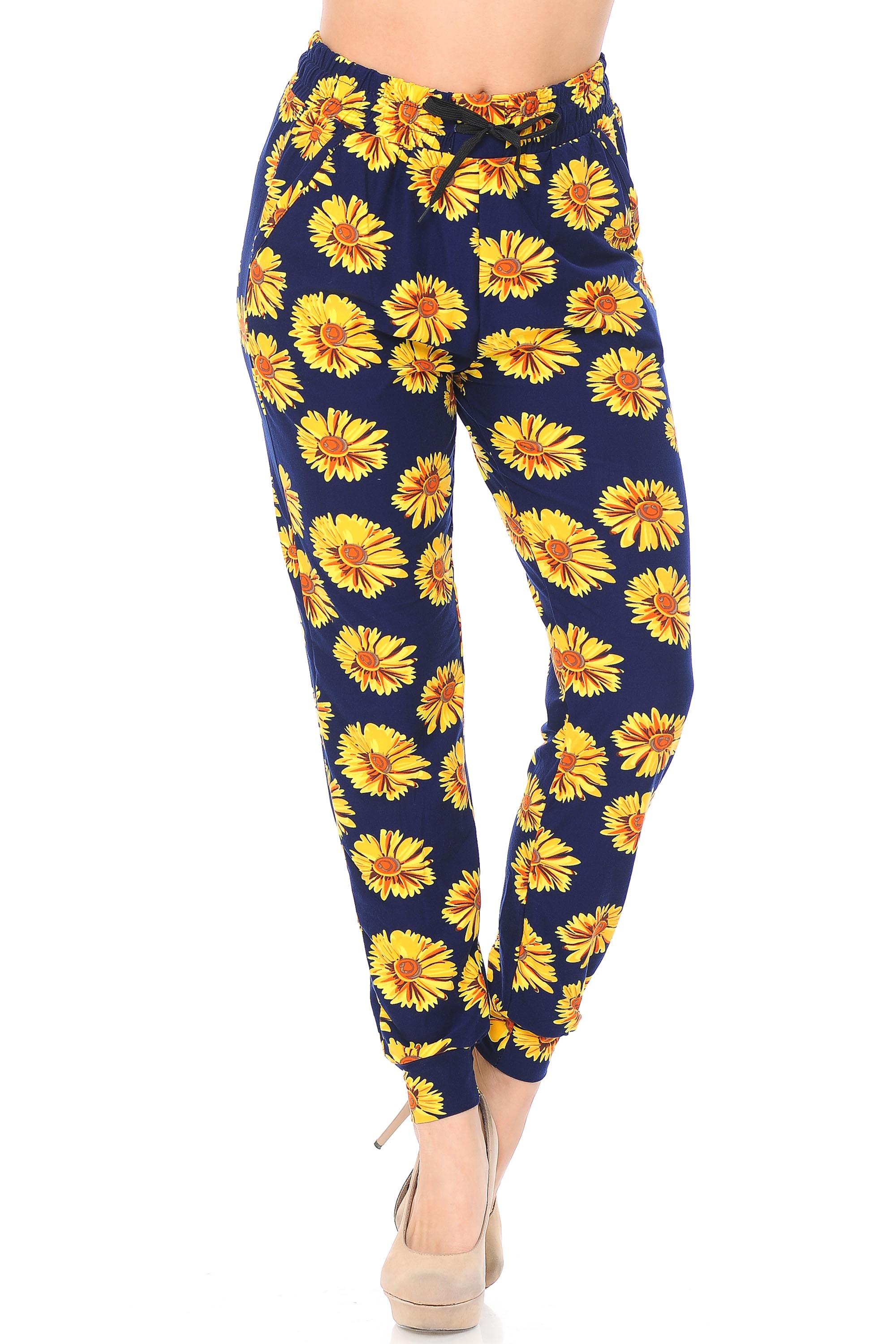 Brushed Summer Daisy Joggers