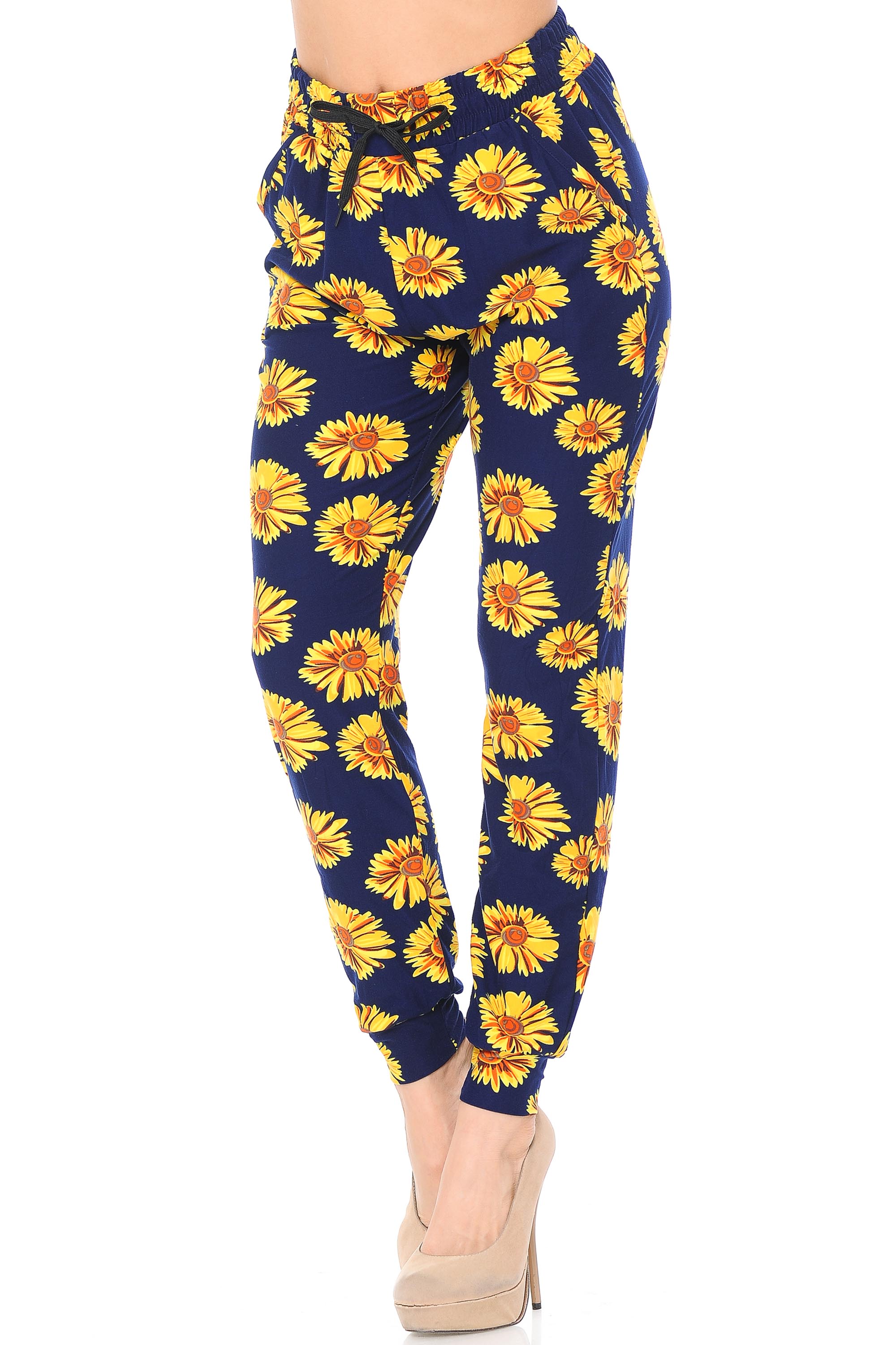 Brushed Summer Daisy Joggers