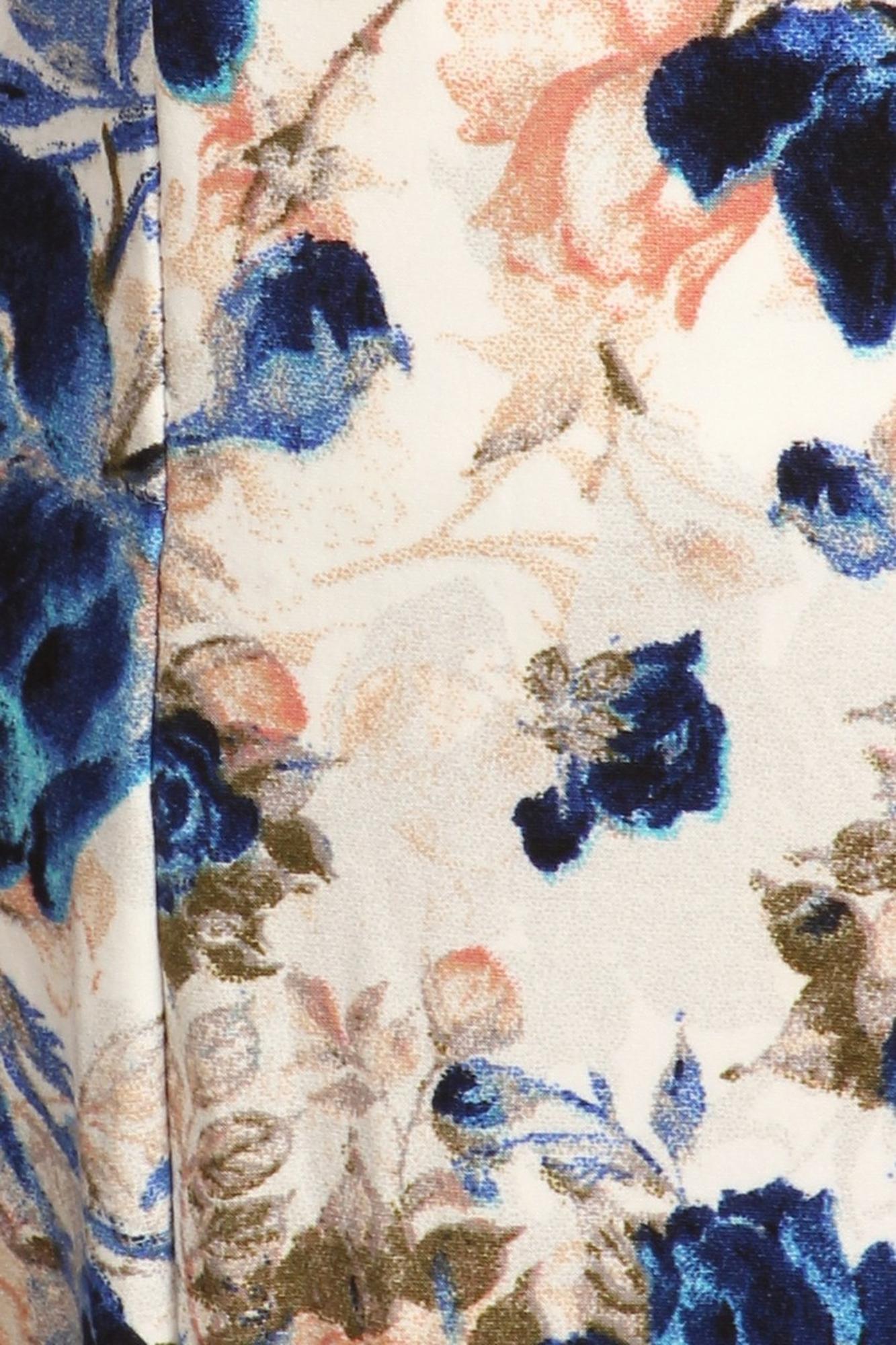 Brushed Picasso Floral Plus Size Joggers