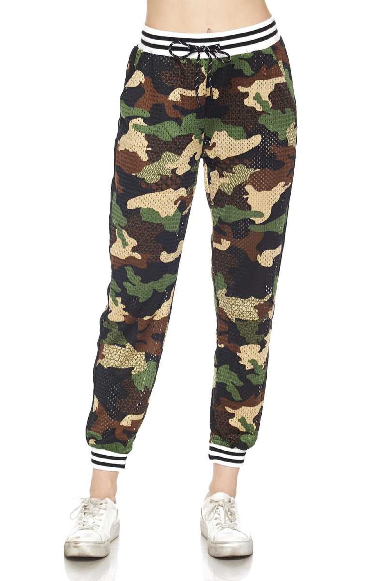 Premium Street Ready Perforated Camouflage Joggers