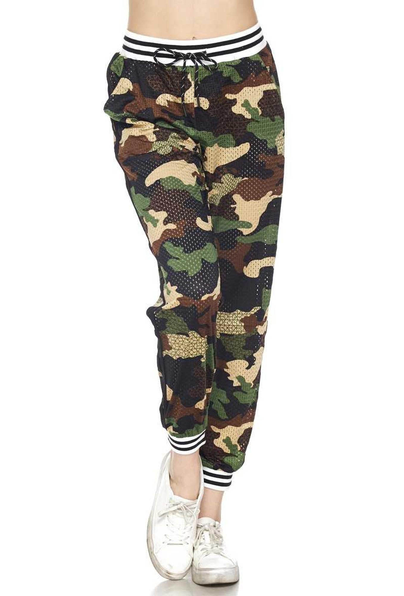 Premium Street Ready Perforated Camouflage Joggers