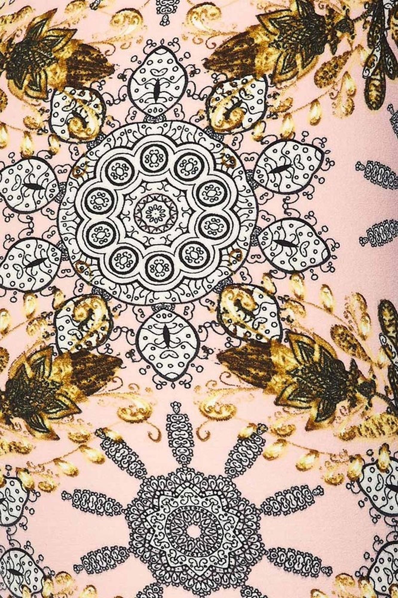 Gorgeous Pink Motif Kids Leggings