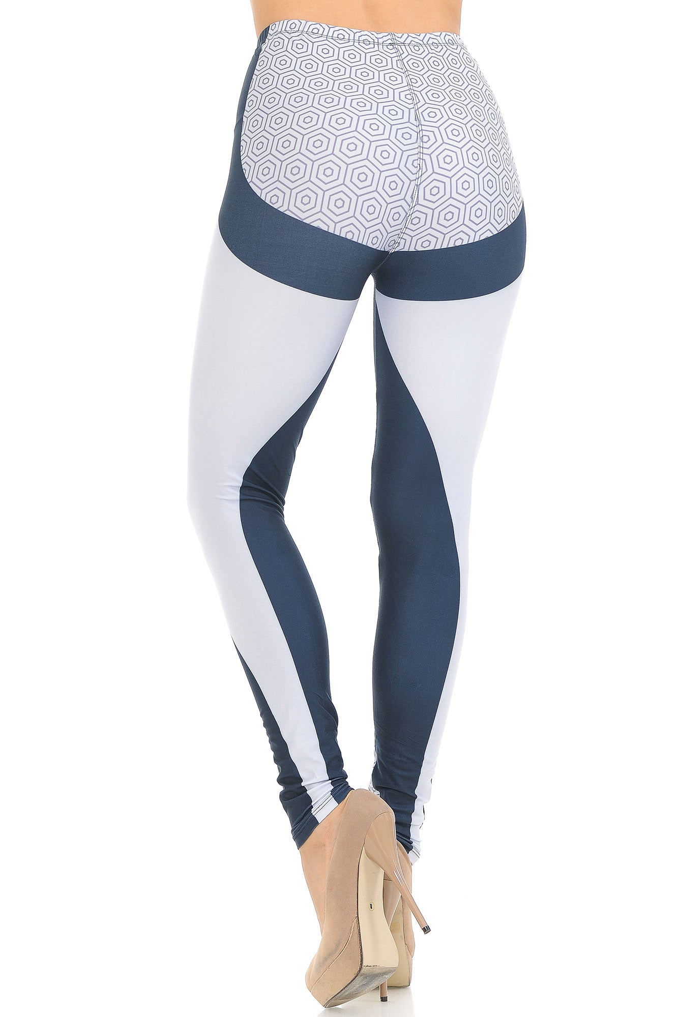 Creamy Soft Contour Curves Leggings - USA Fashion (One Size Regular,Charcoal)