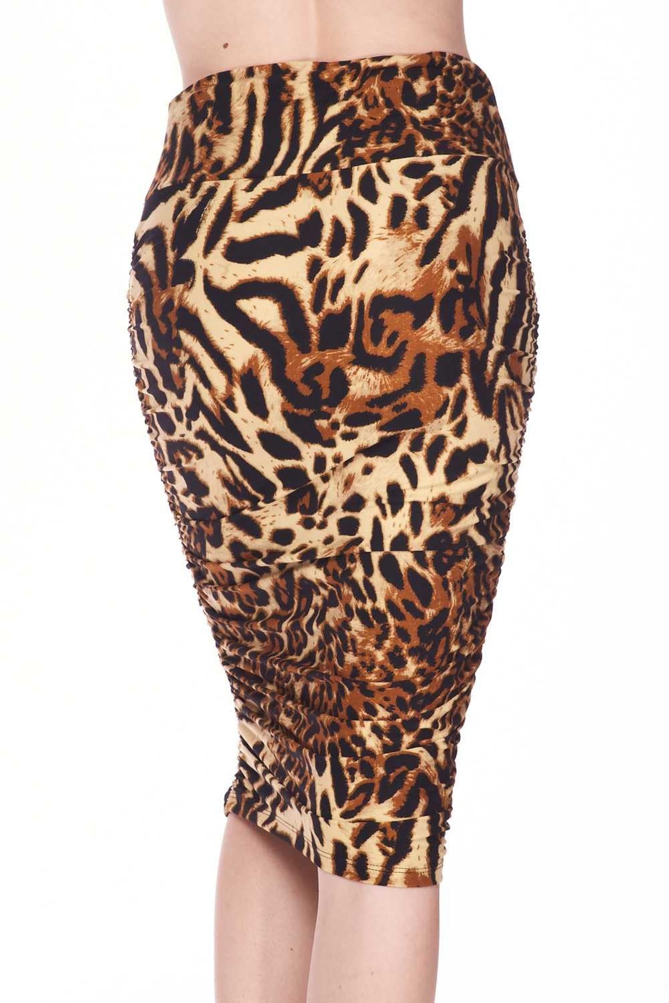 Buttery Smooth Predator Leopard Pencil Skirt