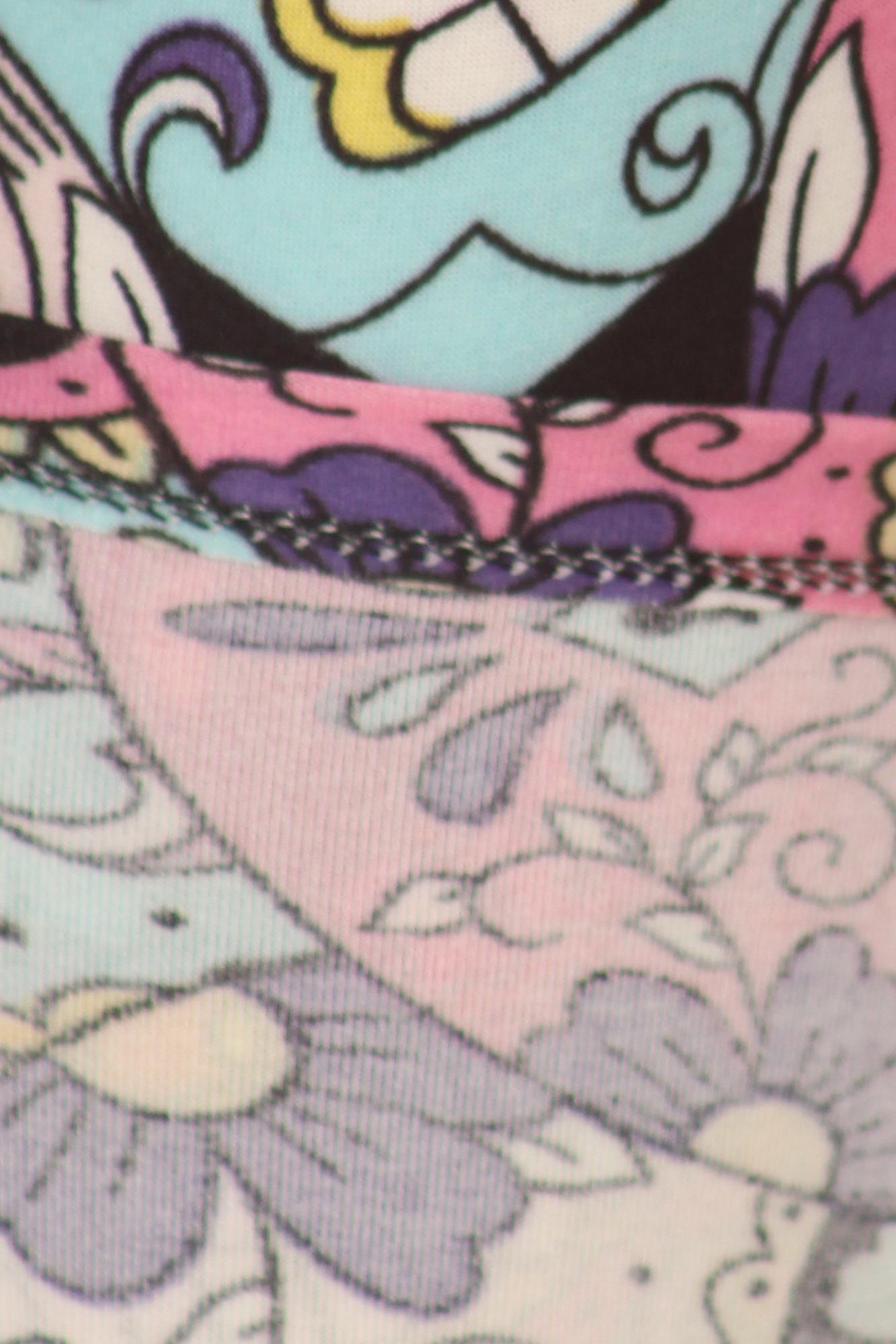 Buttery Smooth Pastel Sugar Skull Kids Leggings