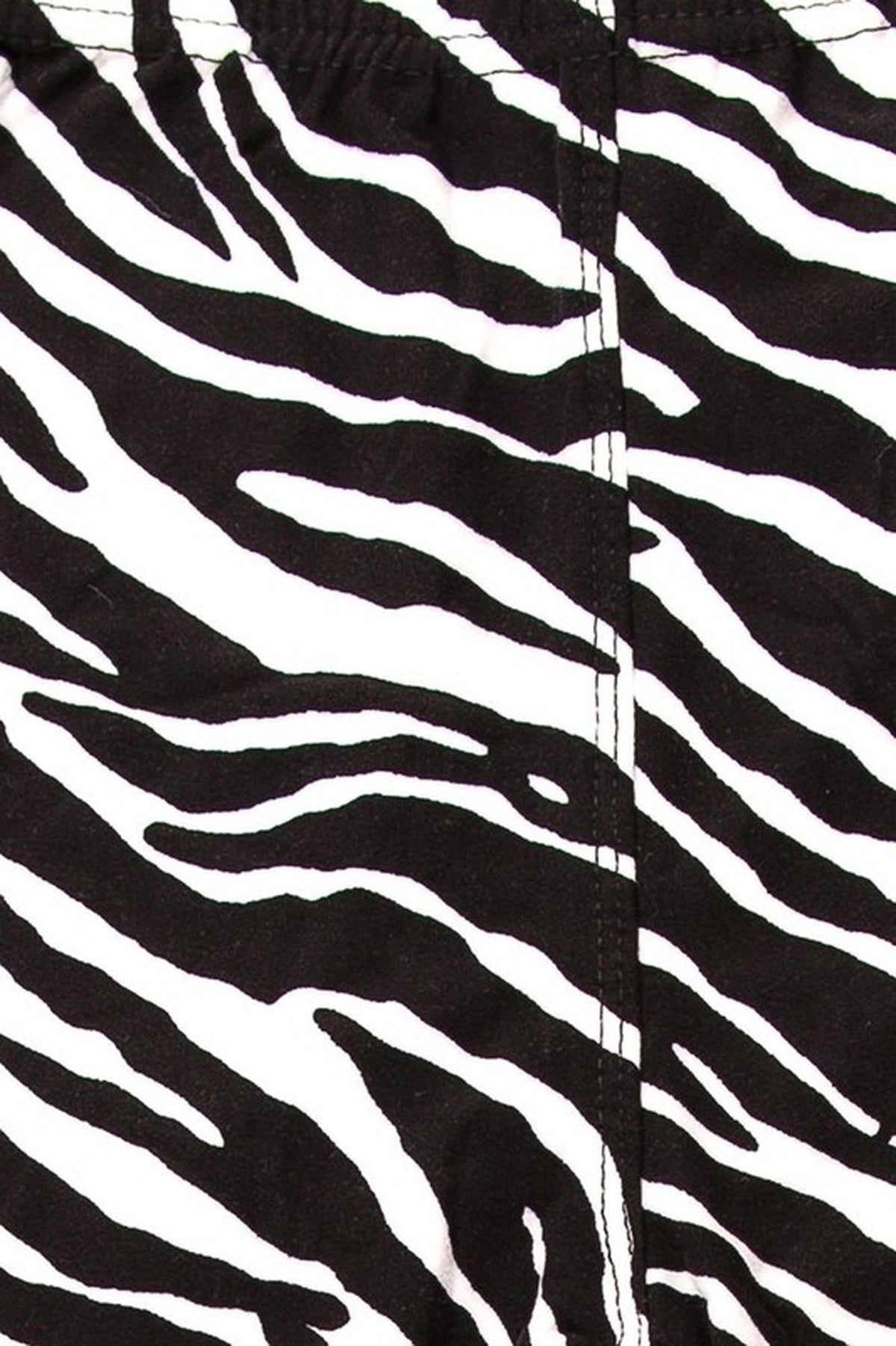 Brushed Zebra Print Kids Leggings