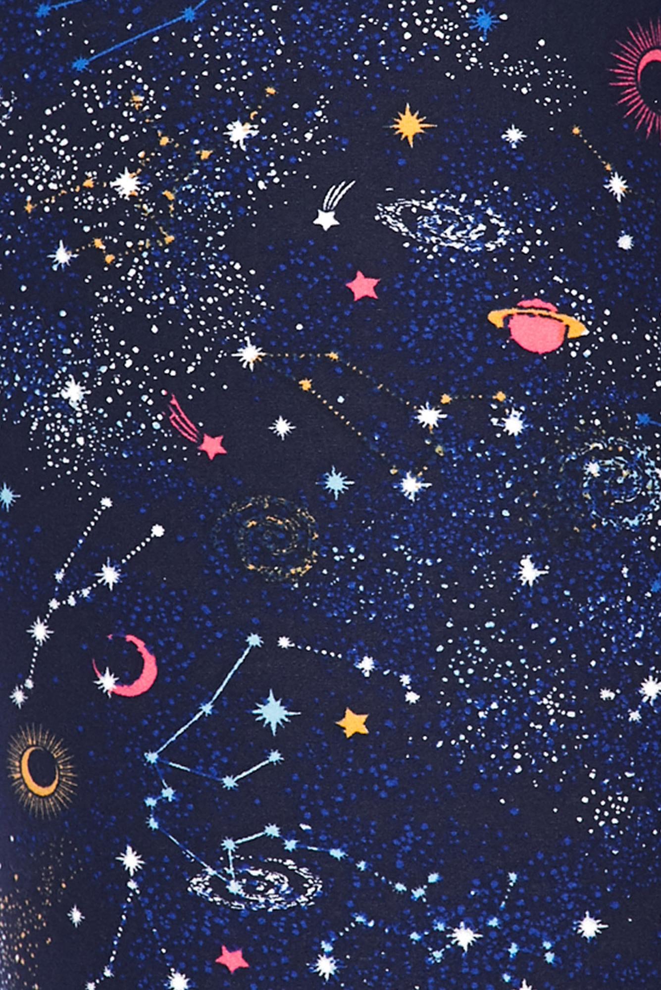 Buttery Smooth Space Constellation Kids Leggings