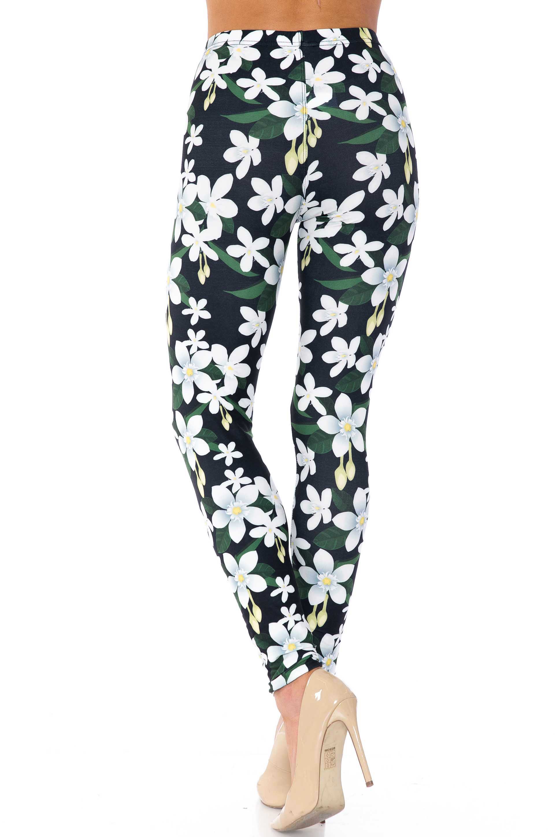 Creamy Soft Daisy Bloom Kids Leggings | USA Fashion™
