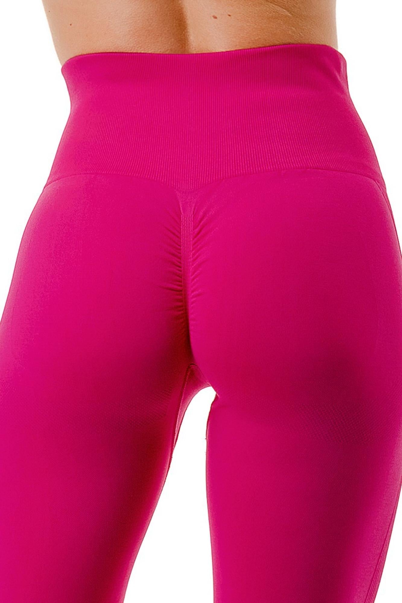 Full Length Nylon Spandex Butt Lift Leggings