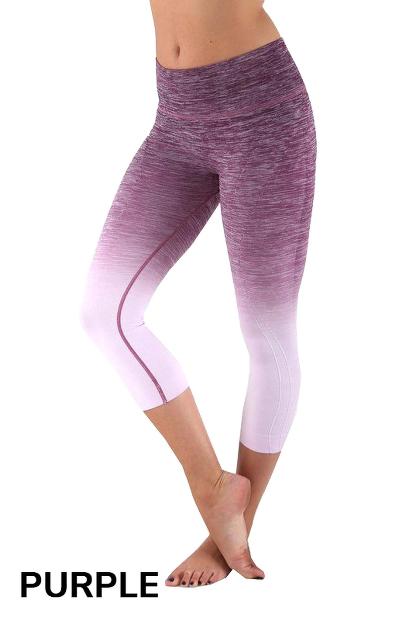 Ombre Fusion Workout Plus Size Capris