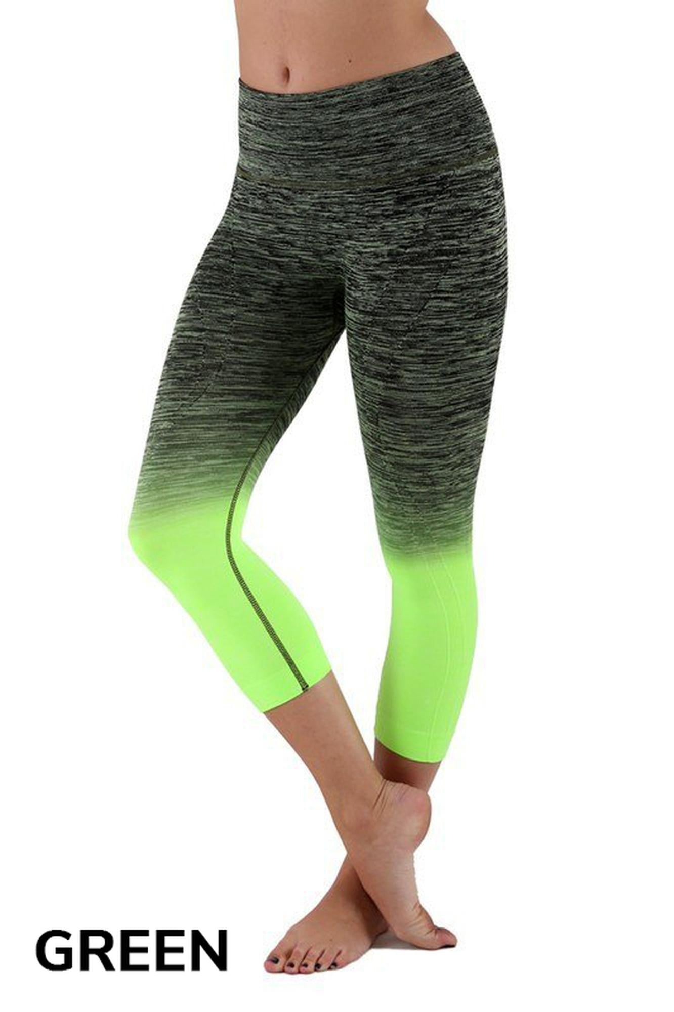 Ombre Fusion Workout Plus Size Capris