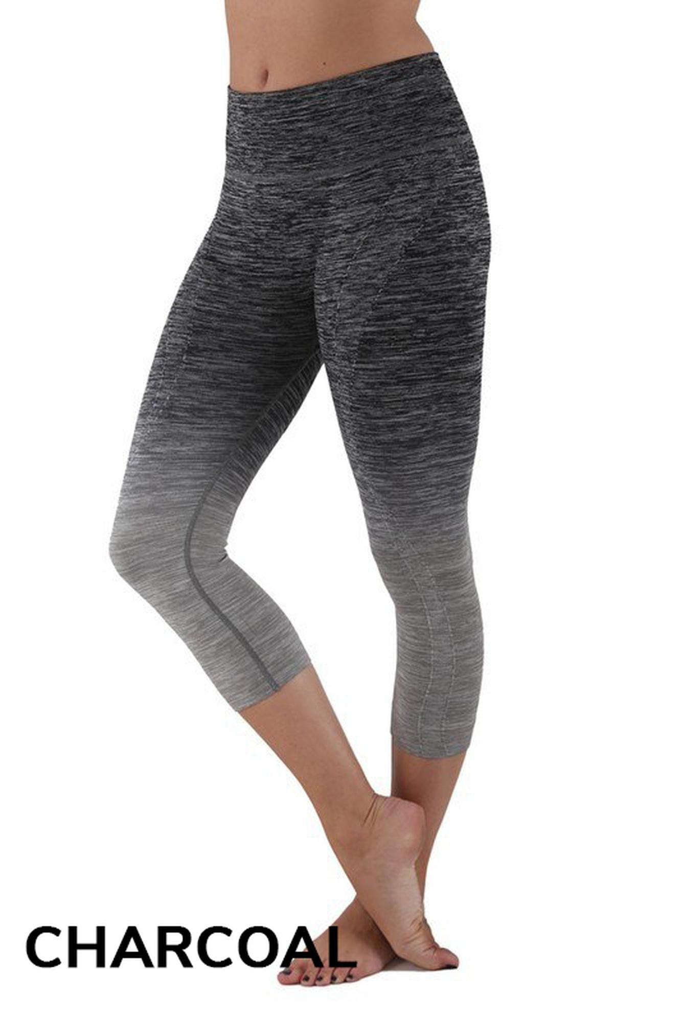 Ombre Fusion Workout Plus Size Capris