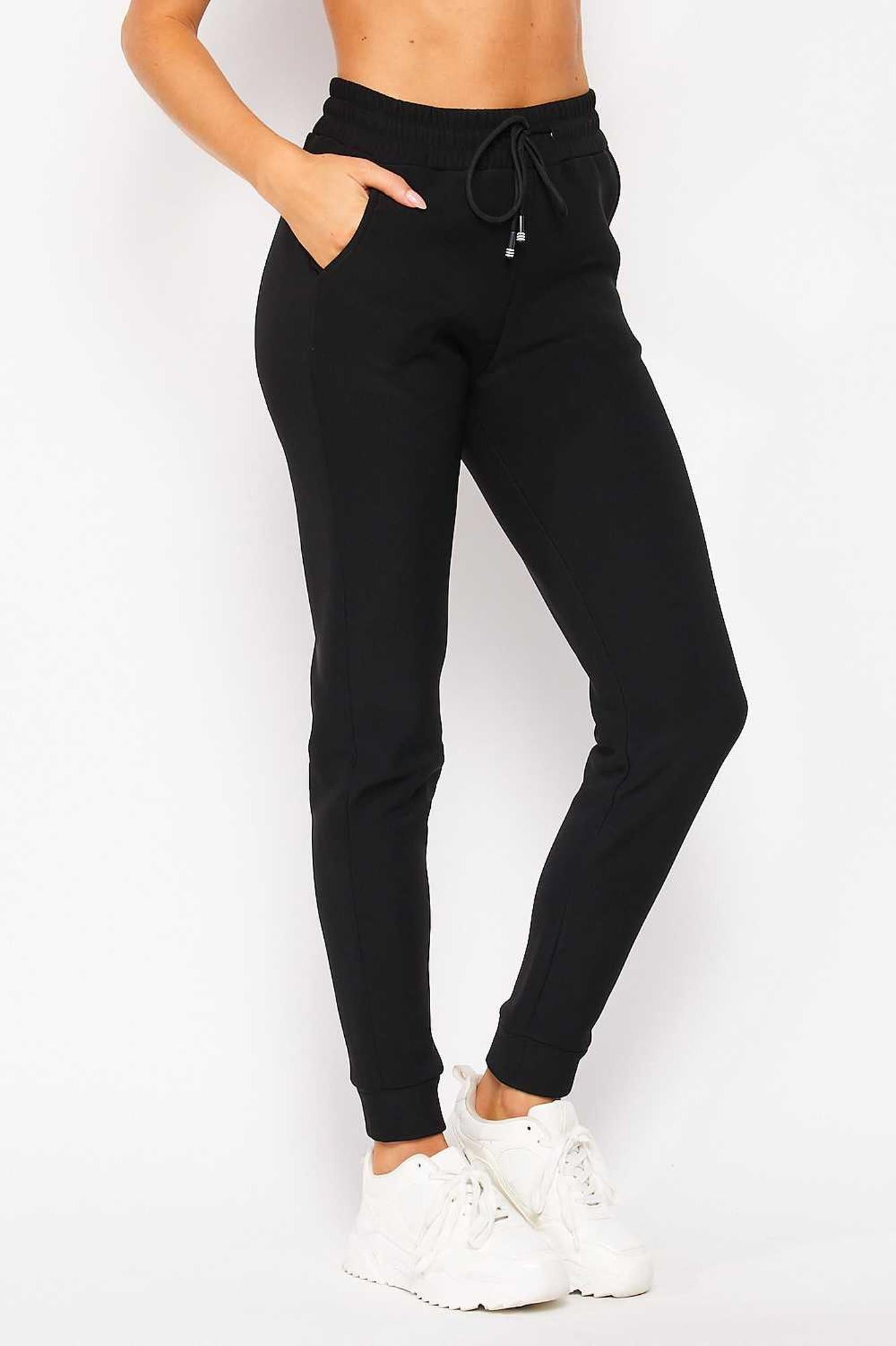 Scuba Solid Thick Fleece Lined Jogger with Drawstring | Plus Size