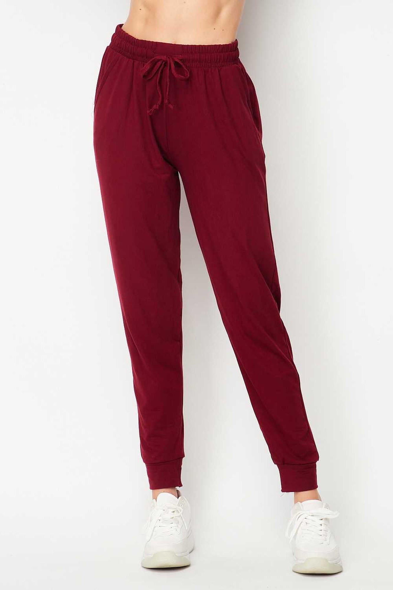 Buttery Smooth Basic Solid Plus Size Joggers | New Mix