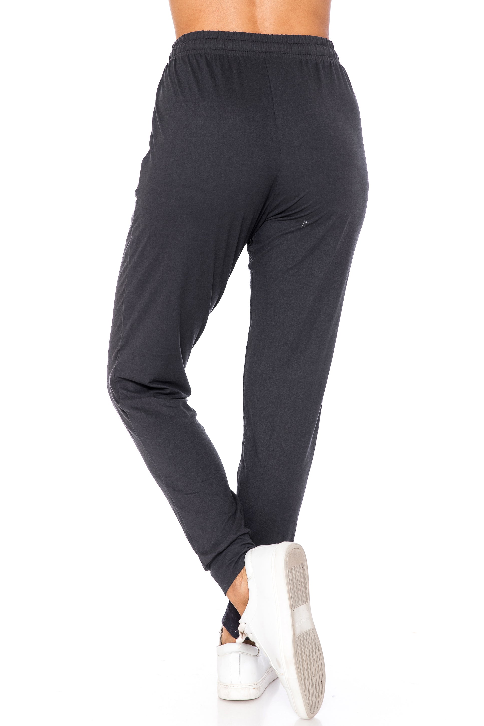 Buttery Smooth Basic Solid Plus Size Joggers - New Mix