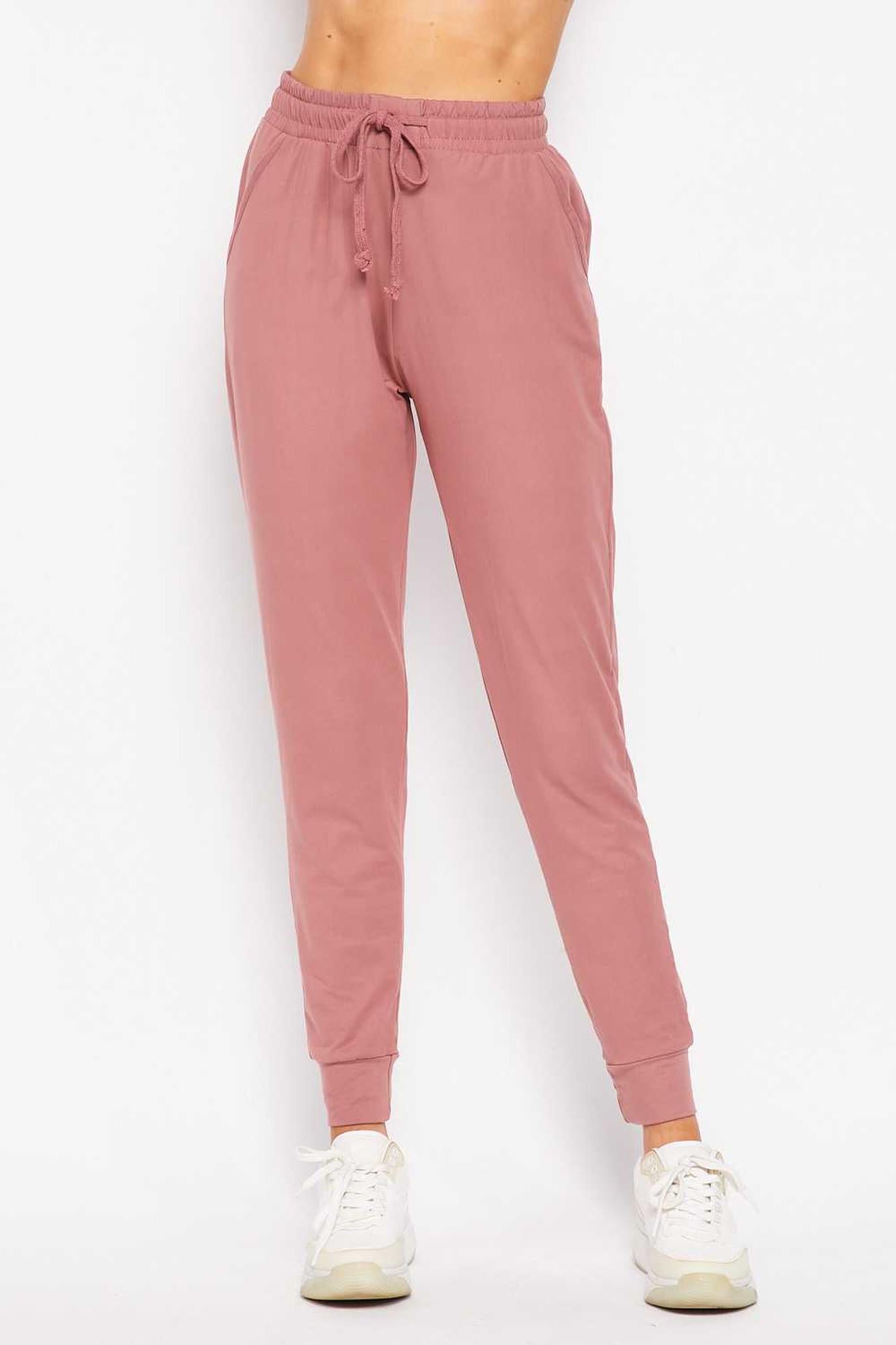 Buttery Smooth Basic Solid Plus Size Joggers | New Mix