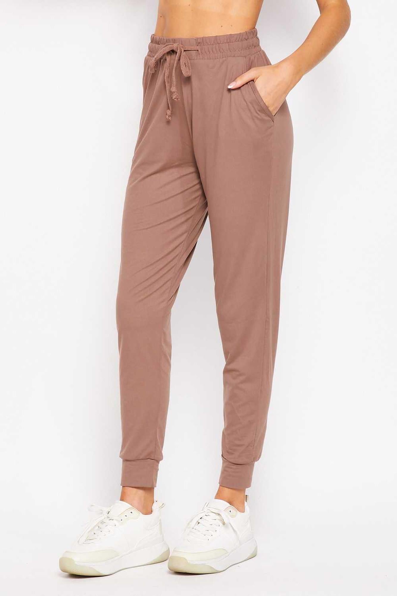 Buttery Smooth Basic Solid Plus Size Joggers | New Mix