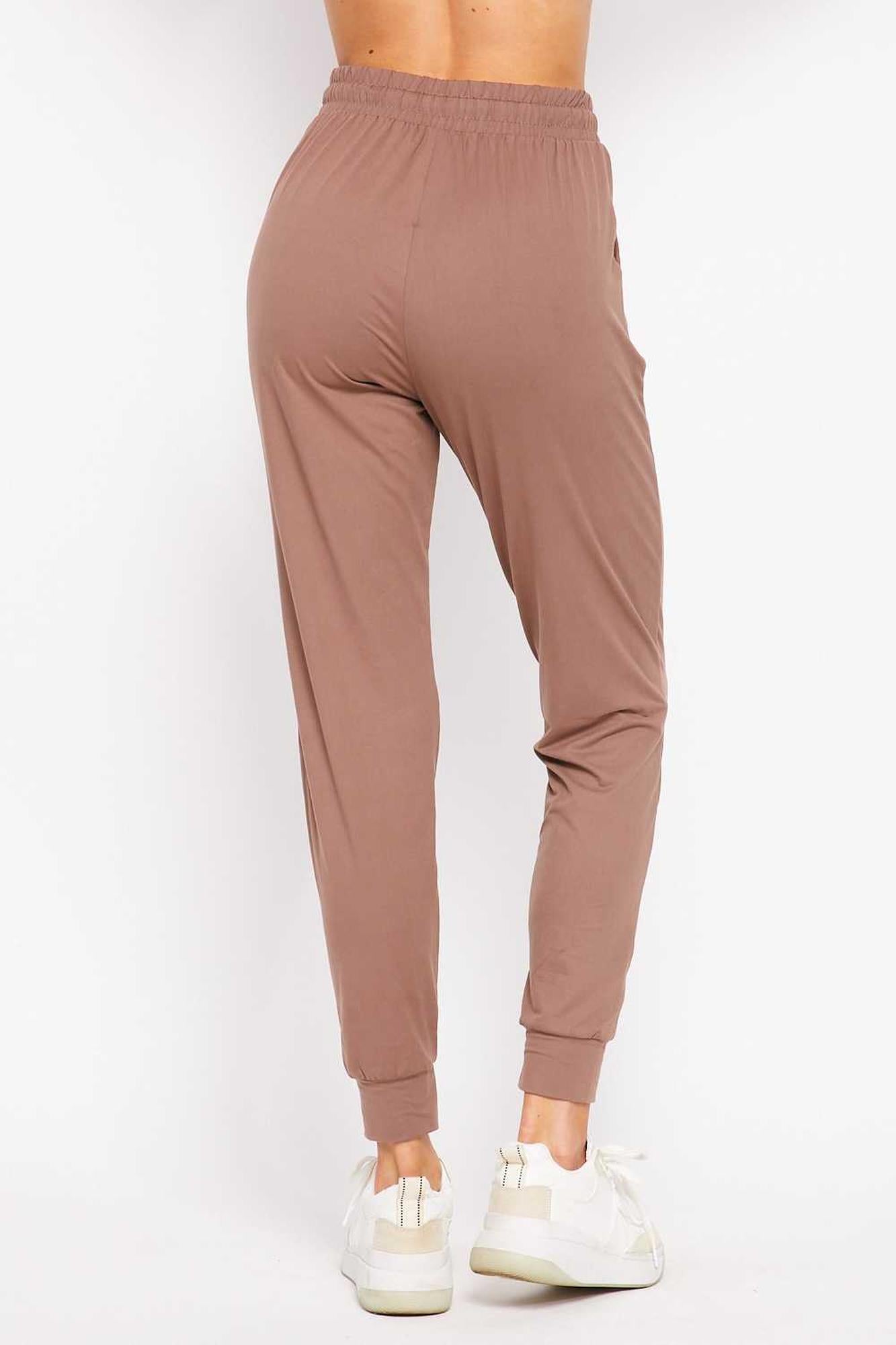 Buttery Smooth Basic Solid Plus Size Joggers - New Mix