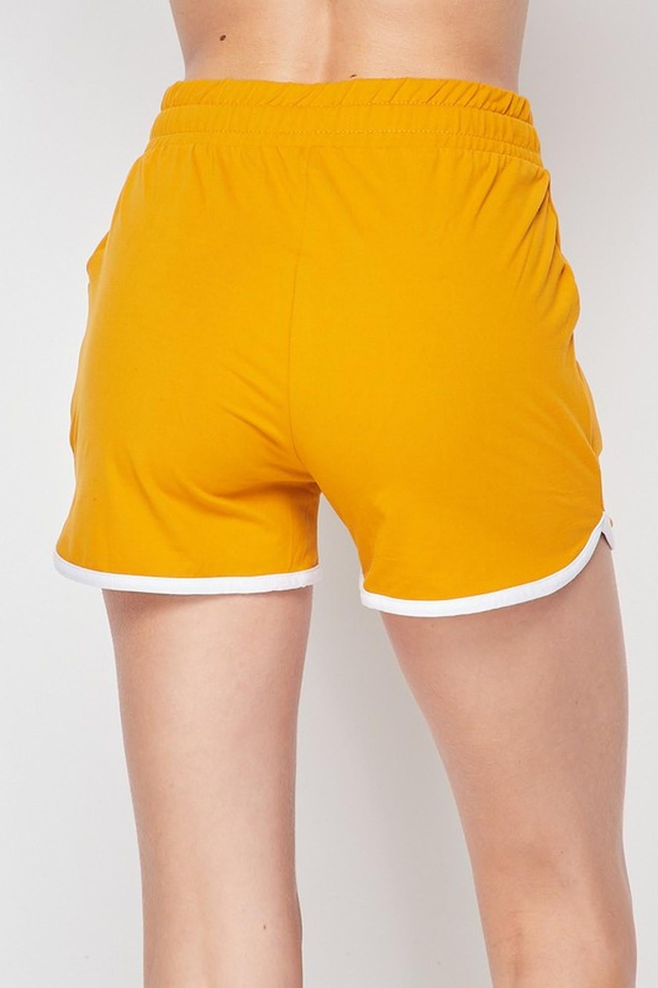 Buttery Smooth Drawstring Waist Plus Size Dolphin Shorts with Pockets