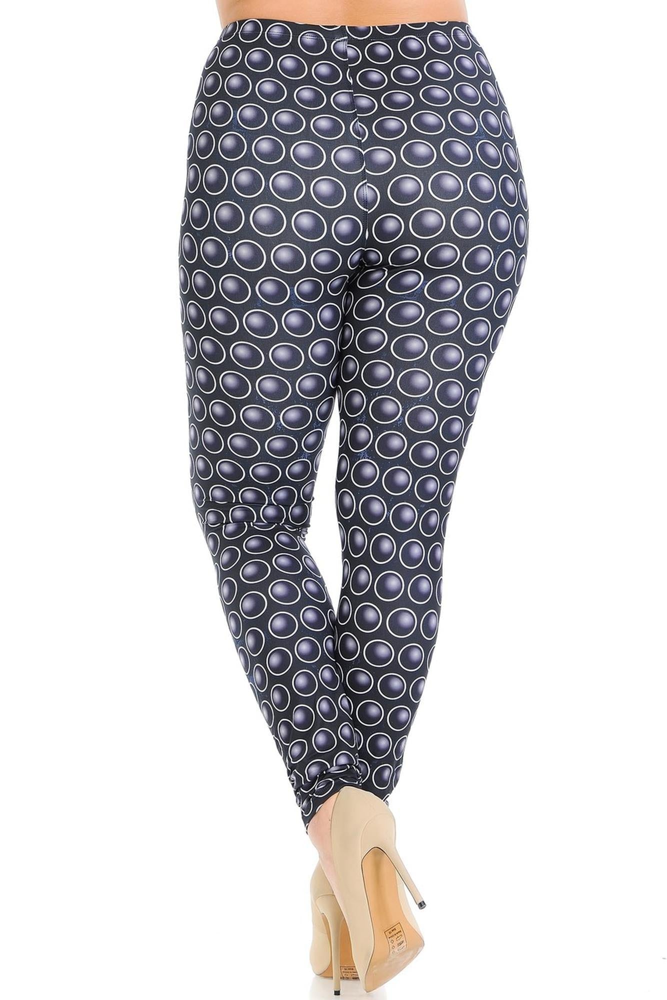 Creamy Soft 3D Ball Bearing Plus Size Leggings - Signature Collection (One Size Plus,Charcoal)