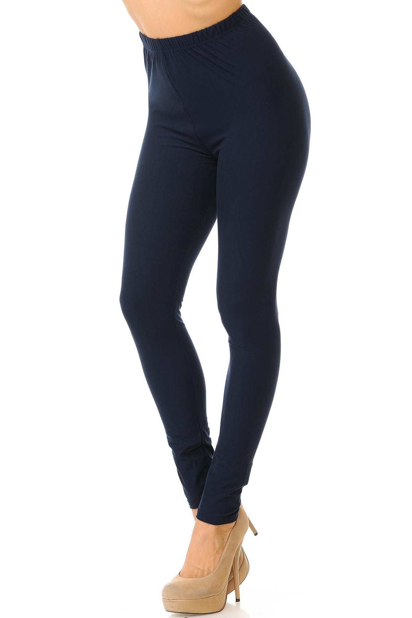 Brushed Basic Solid Leggings | New Mix