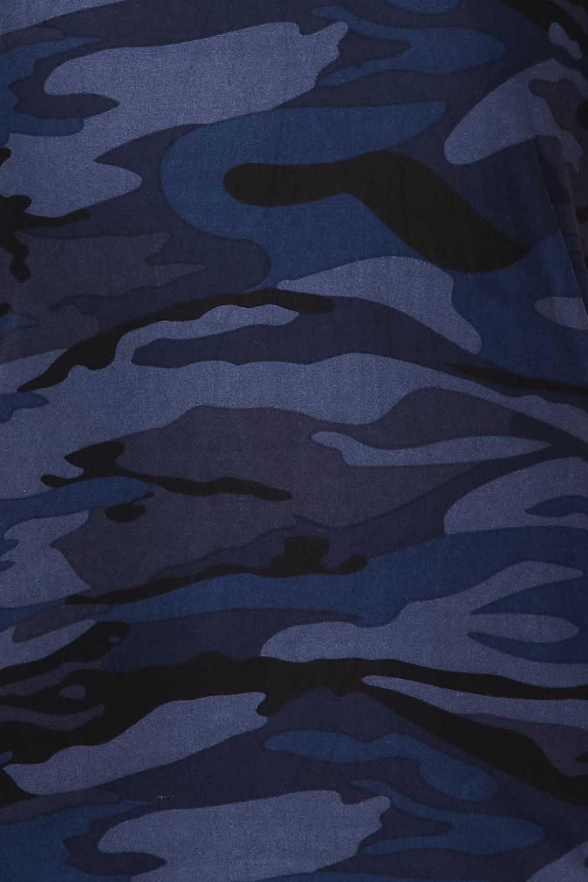 2 Piece Buttery Smooth Navy Camouflage Biker Shorts and T|Shirt Set