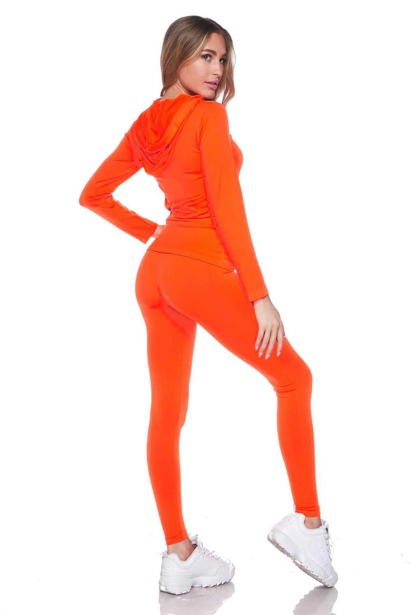 Premium Zip Up Hoodie Jacket and Legging Set