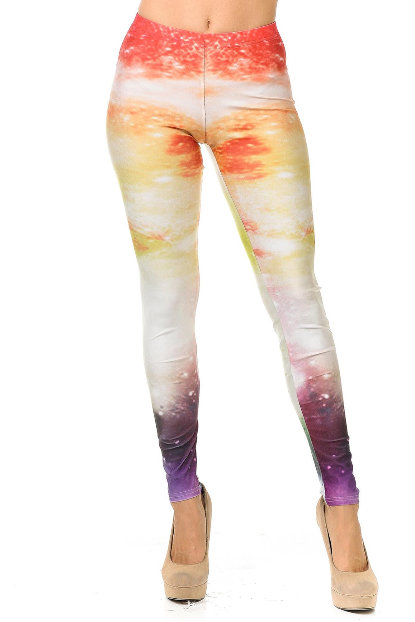 Premium Graphic Sunrise Galaxy Leggings