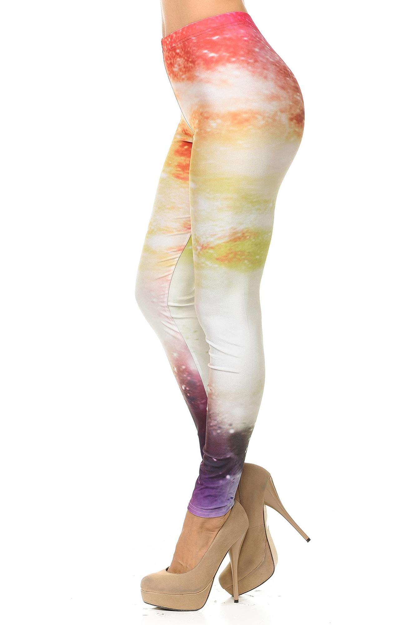 Premium Graphic Sunrise Galaxy Leggings