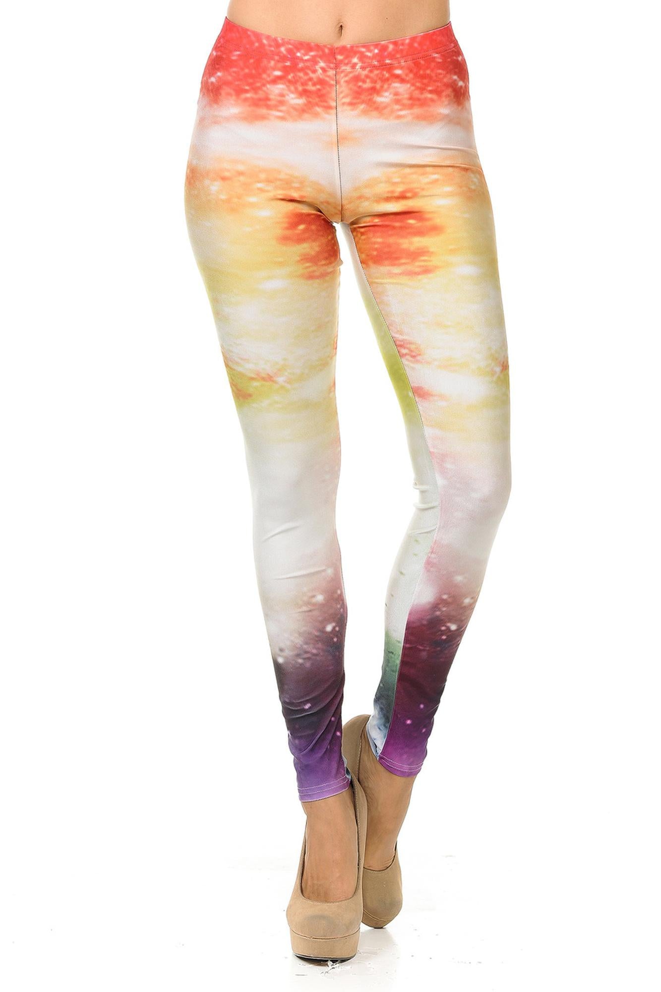 Premium Graphic Sunrise Galaxy Leggings