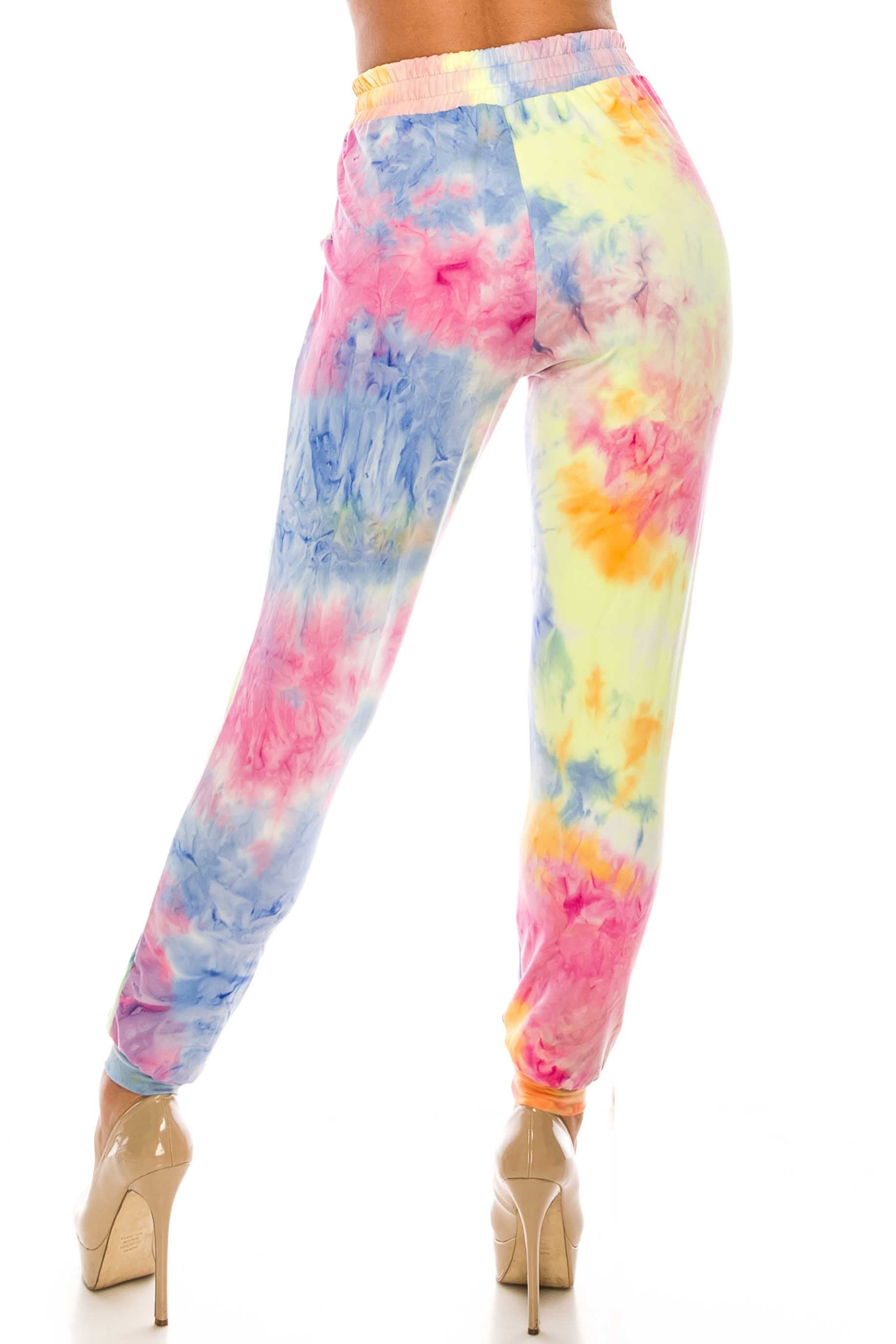 Buttery Smooth Multi-Color Pastel Tie Dye Joggers